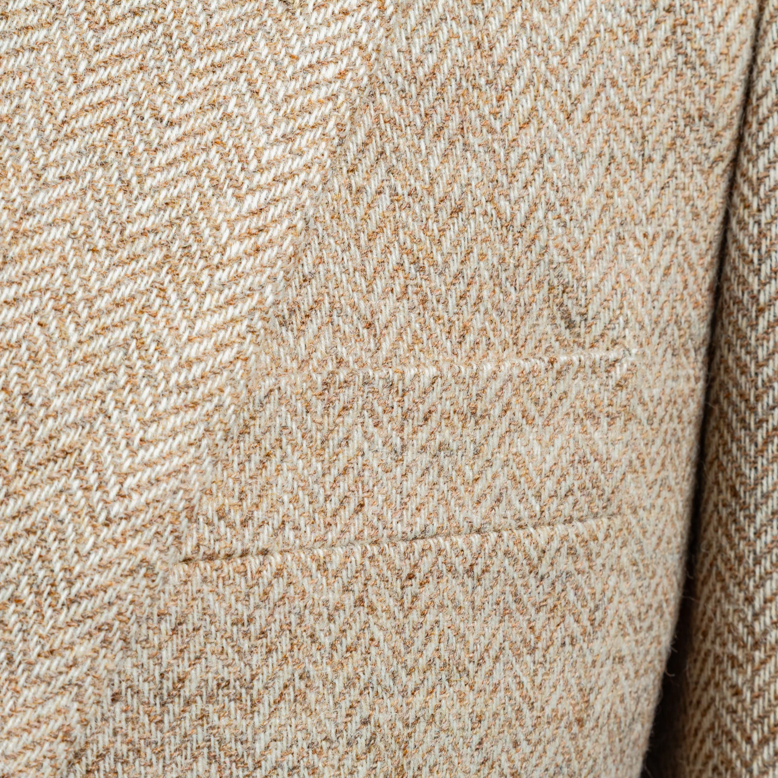 Sand Coloured Tweed Jacket with Light Grey Trousers - Holland & Sherry-6.jpg