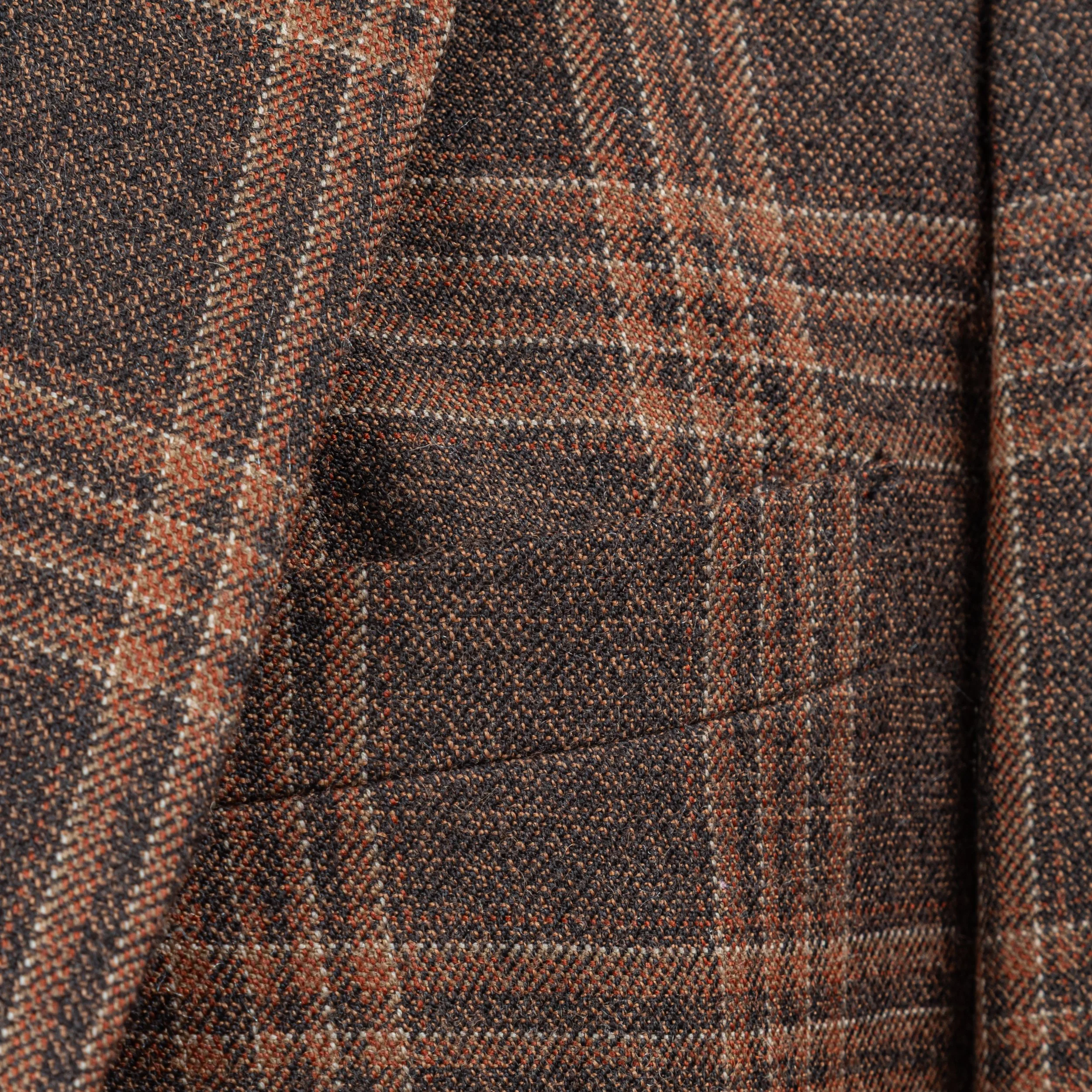3-piece bespoke tweed suit with pink waistcoat - Holland & Sherry Moorland Tweed-6.jpg