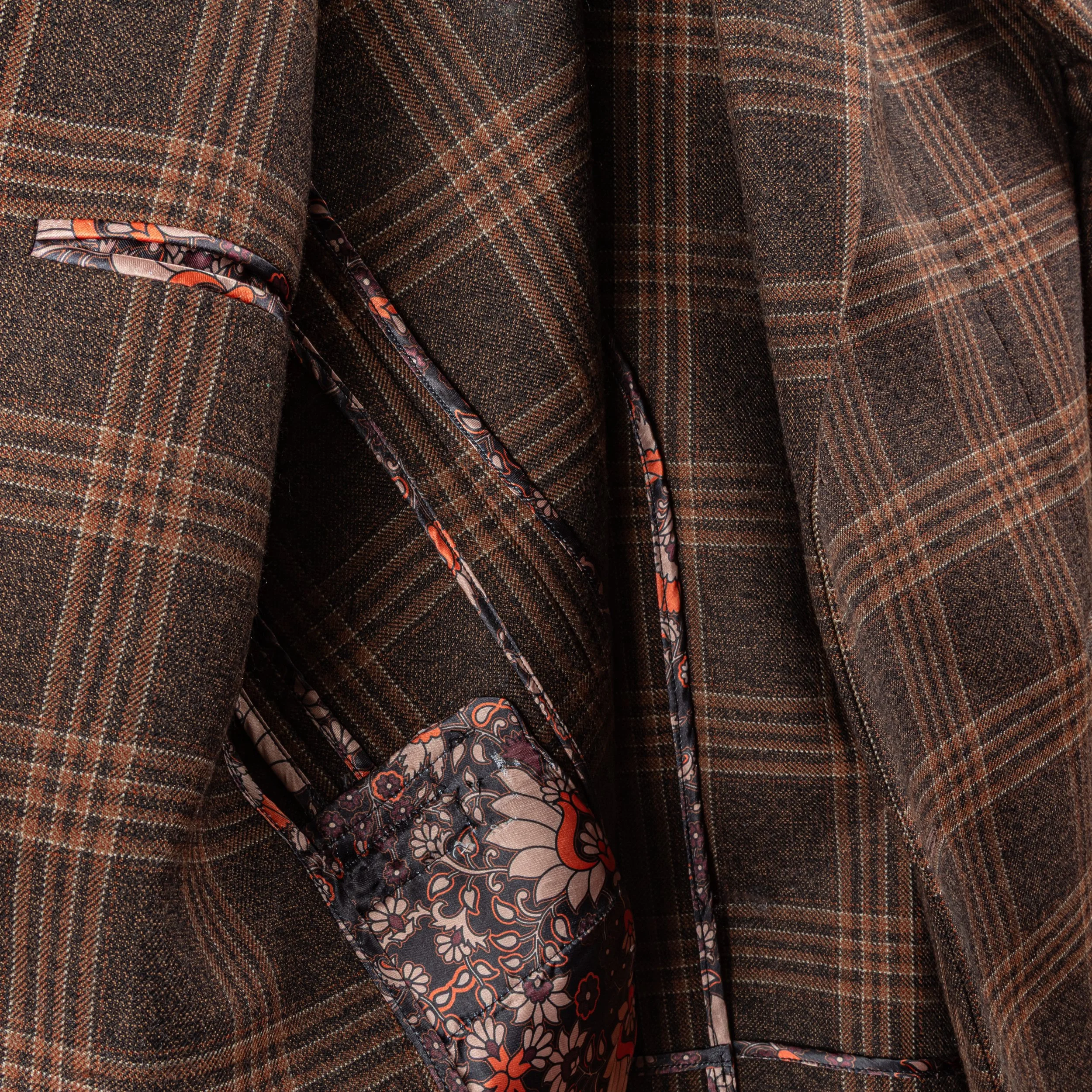 3-piece bespoke tweed suit with pink waistcoat - Holland & Sherry Moorland Tweed-24.jpg