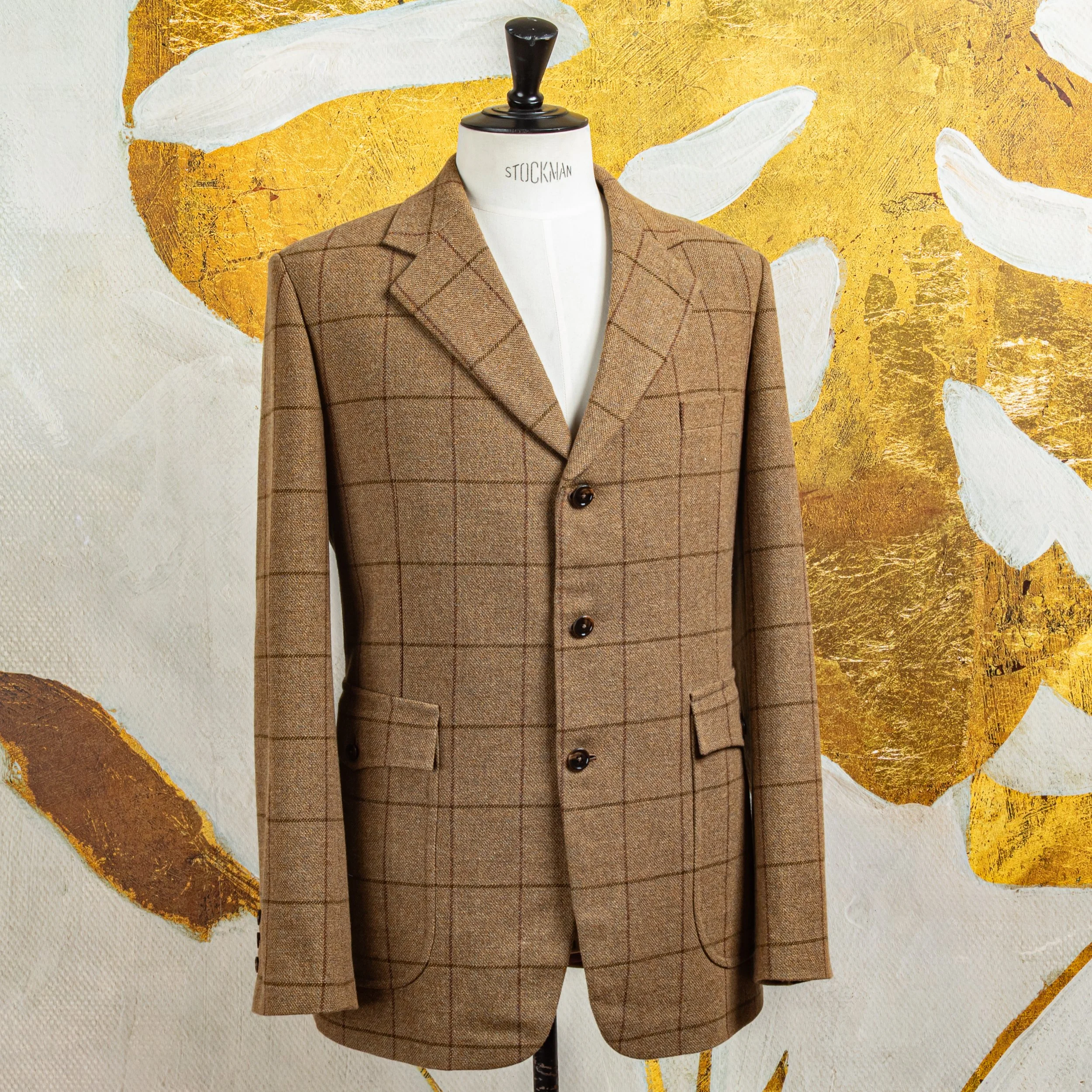 Bespoke hunting jacket and waistcoat in country tweed - Alsport II-9.jpg