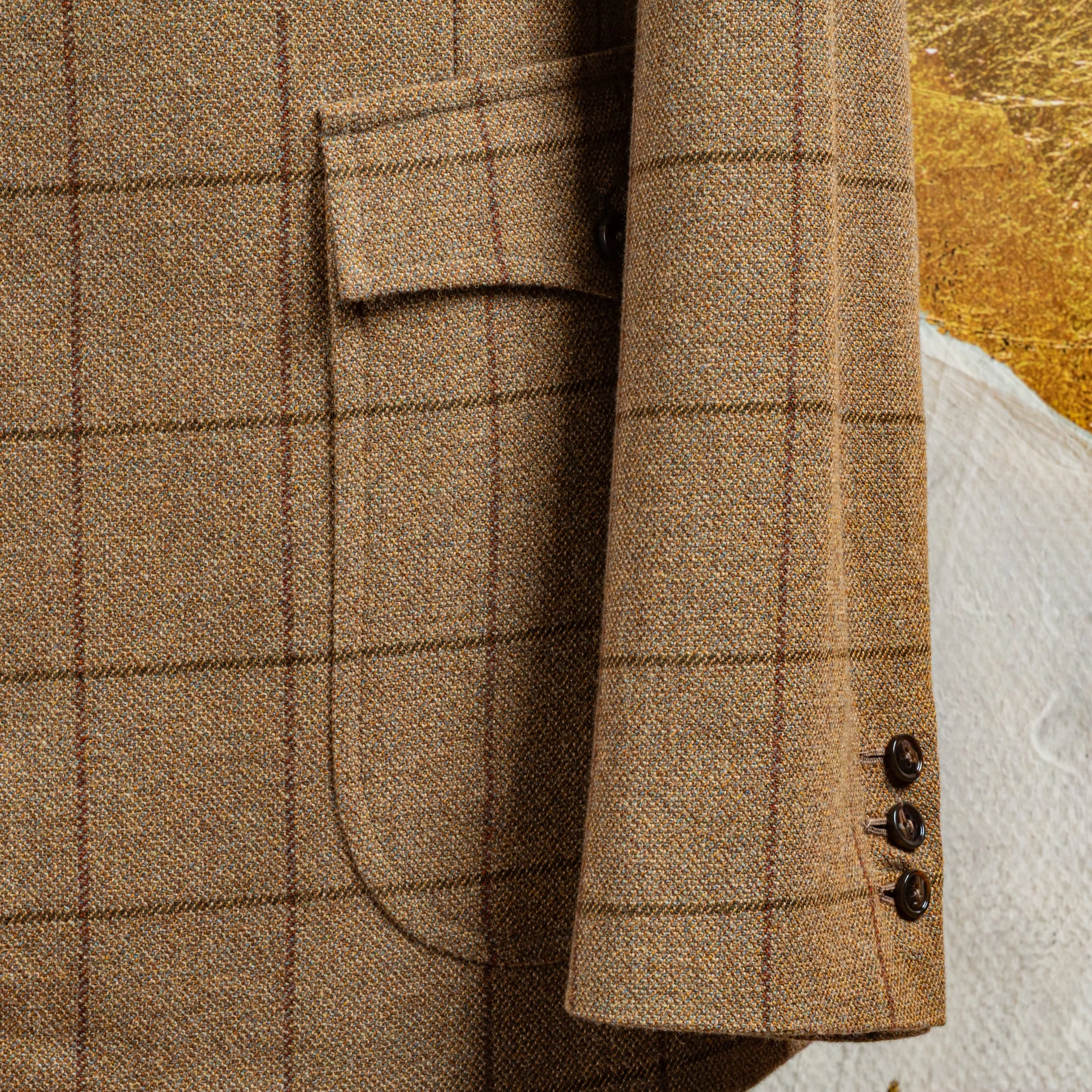Bespoke hunting jacket and waistcoat in country tweed - Alsport II-13.jpg