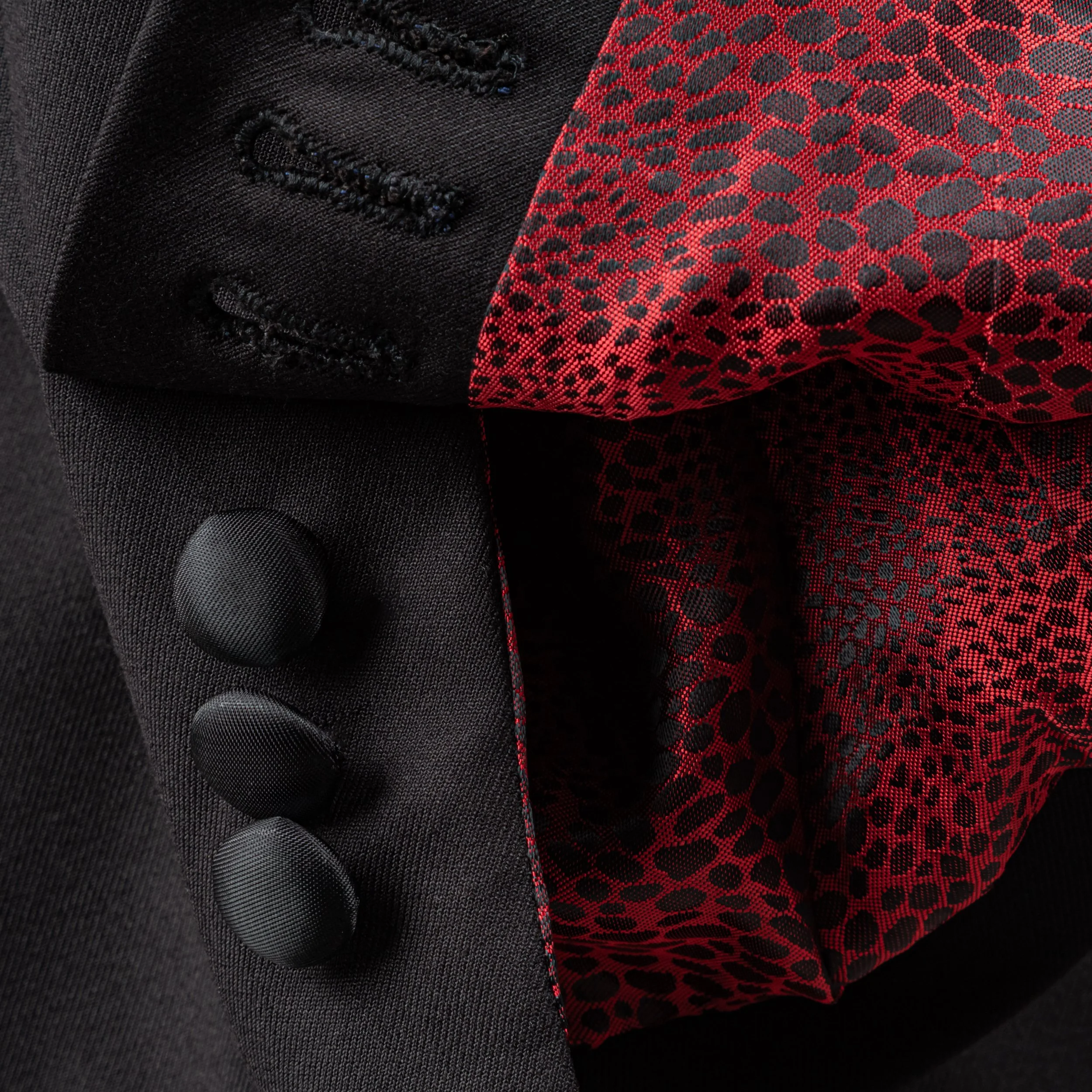 Classic bespoke tuxedo with peak lapels - Black merino wool-11.jpg