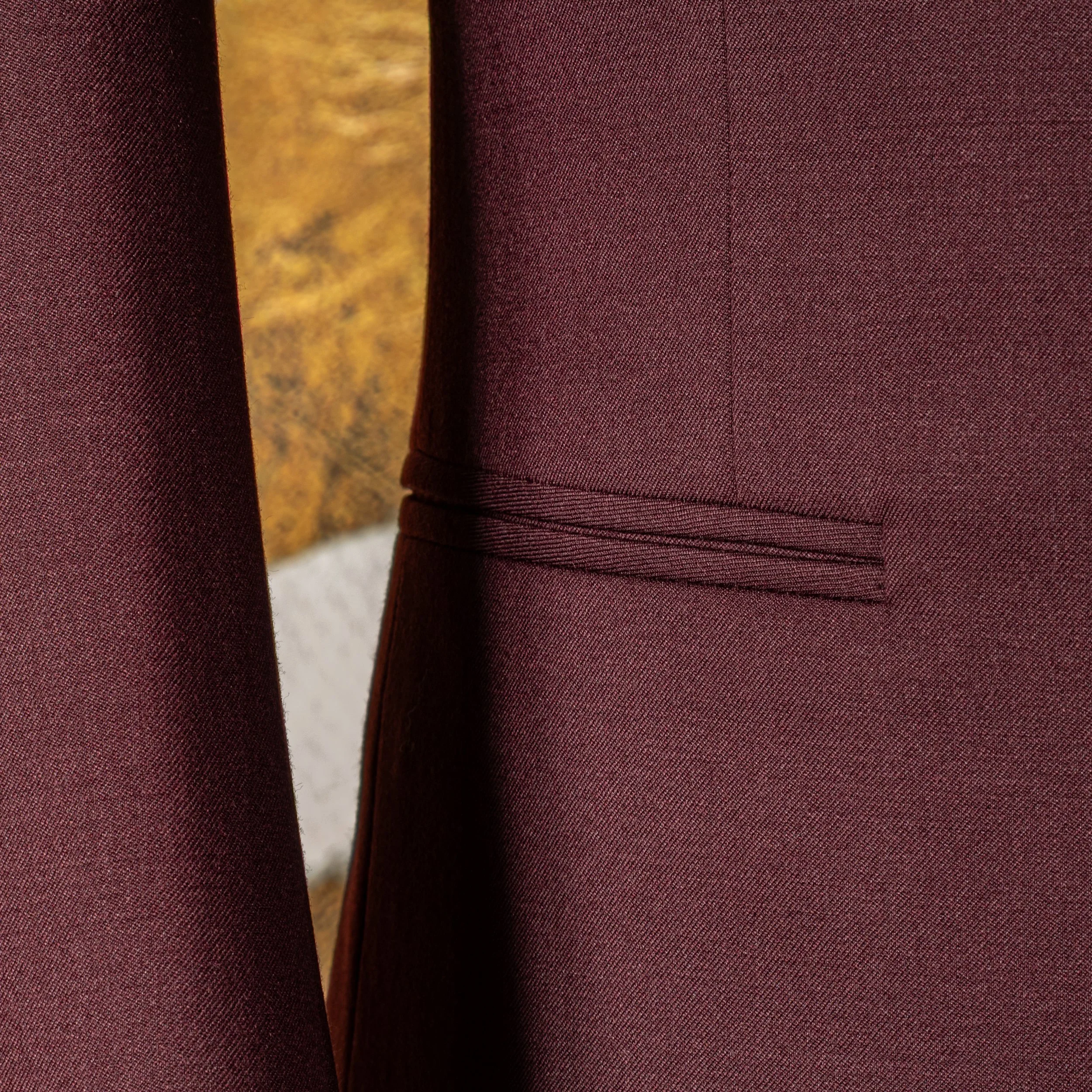 Burgundy 3-piece bespoke wedding suit - Dark red merino wool-13.jpg