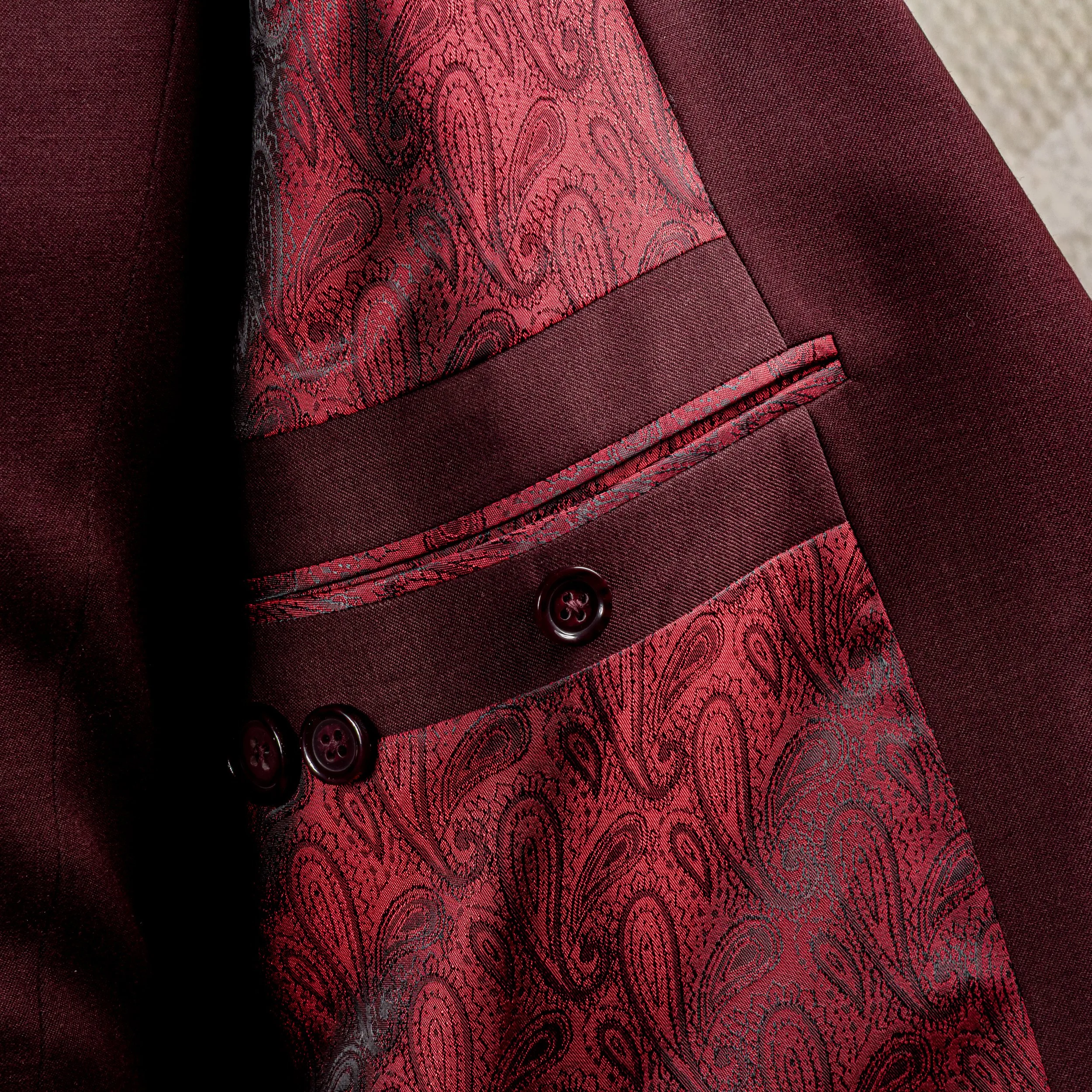 Burgundy 3-piece bespoke wedding suit - Dark red merino wool-23.jpg