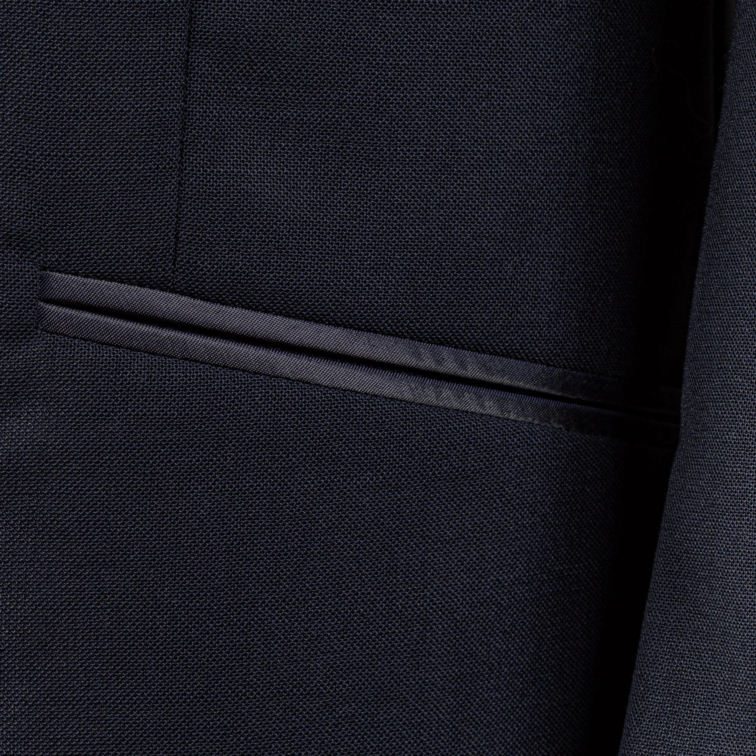 Lightweight bespoke tuxedo in Dark Navy - Huddersfield Fine Worsteds Fresco Light-9.jpg