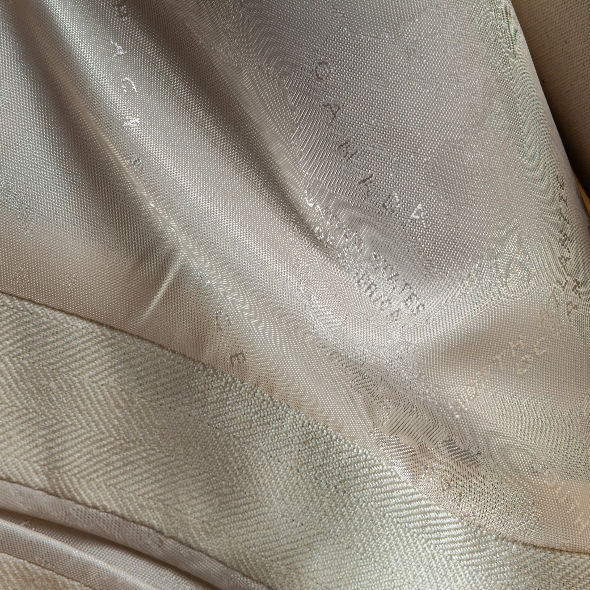 Double Breasted bespoke wedding suit in cream - Caccioppoli Napoli-19.jpg