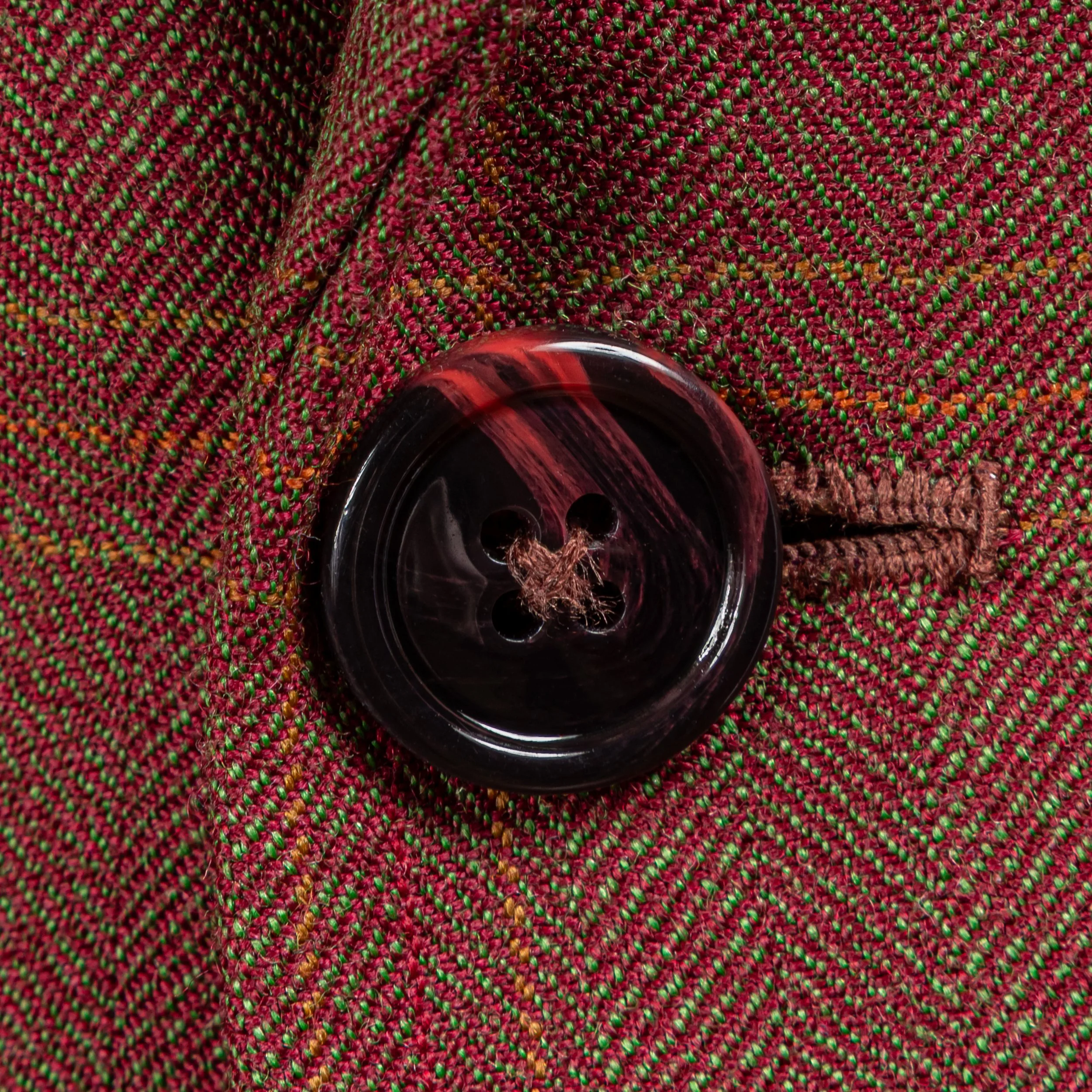Bespoke tweed jacket in a red-gold check - Bateman Ogden Town & Country-18.jpg