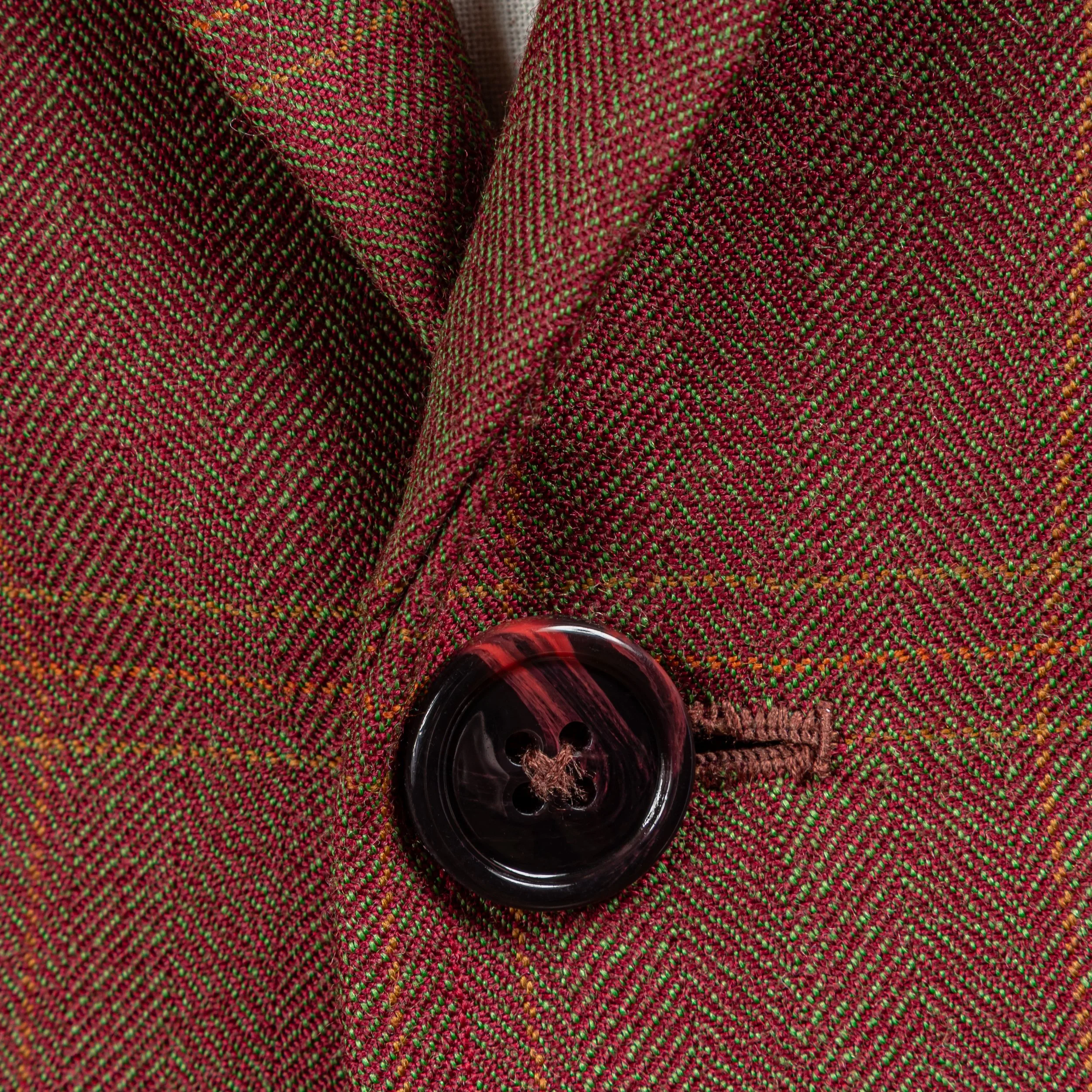 Bespoke tweed jacket in a red-gold check - Bateman Ogden Town & Country-17.jpg
