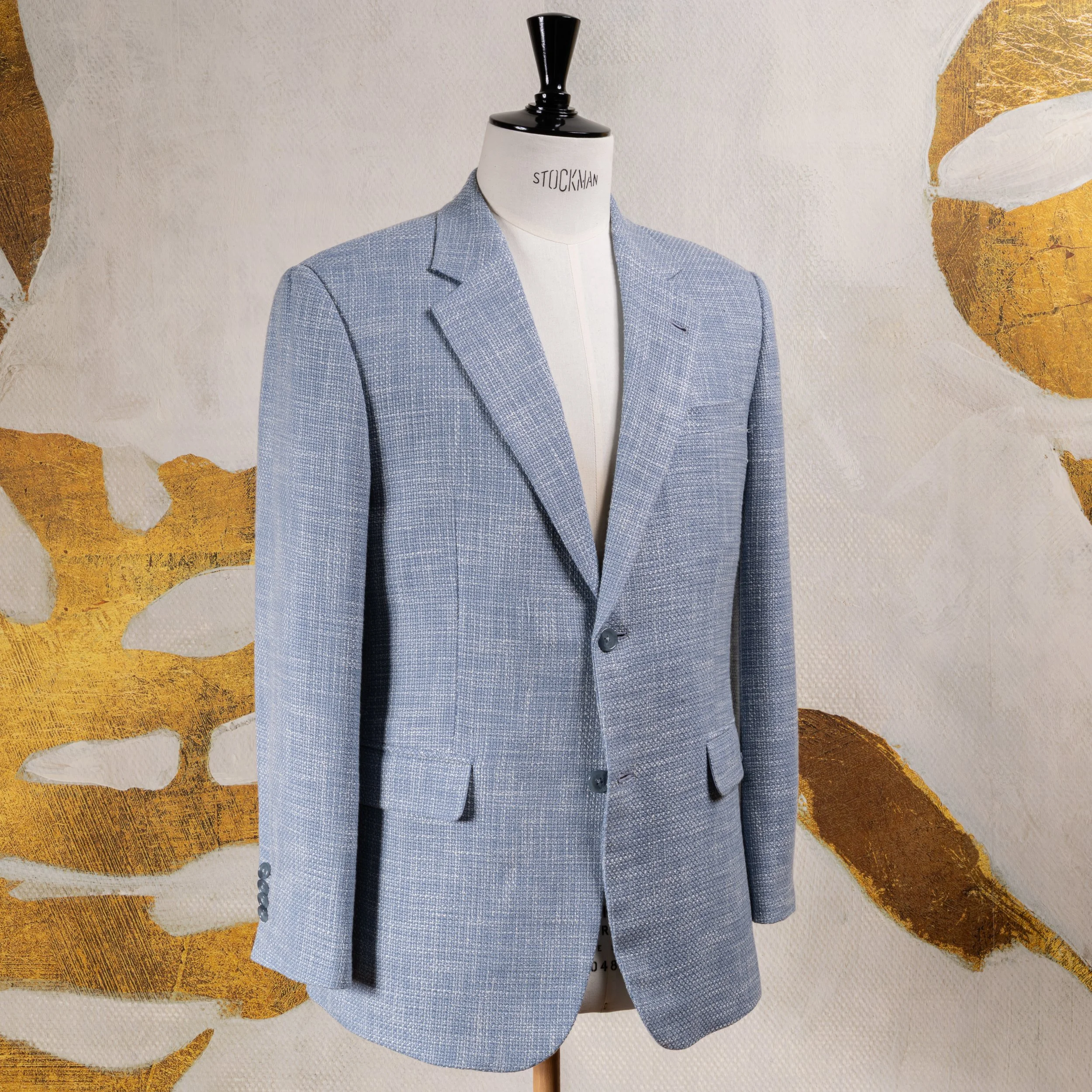 Light blue bespoke jacket for work and leisure - Caccioppoli Napoli-6.jpg