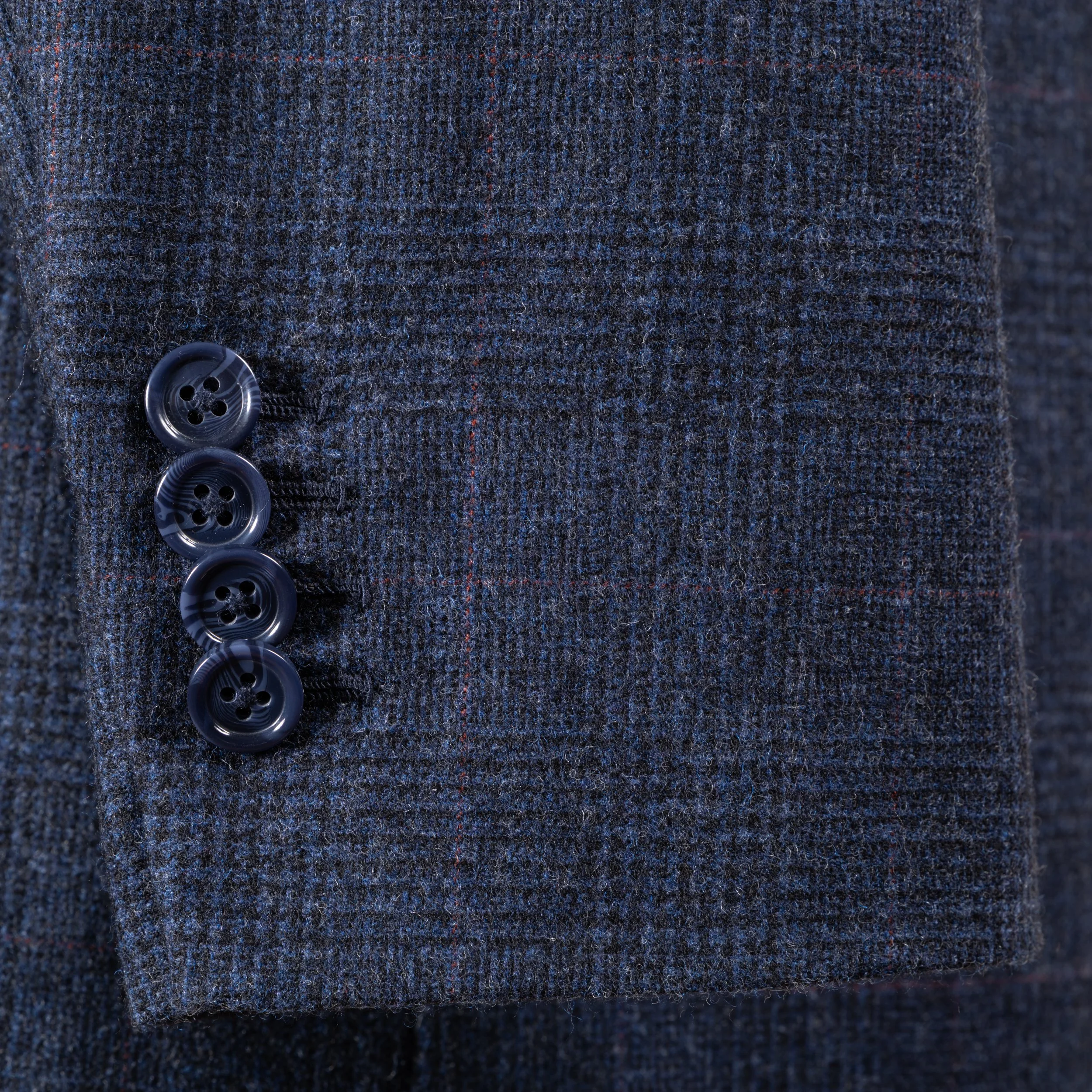 Bespoke winter jacket with a Windowpane check - Standeven Oxbridge Flannel-15.jpg