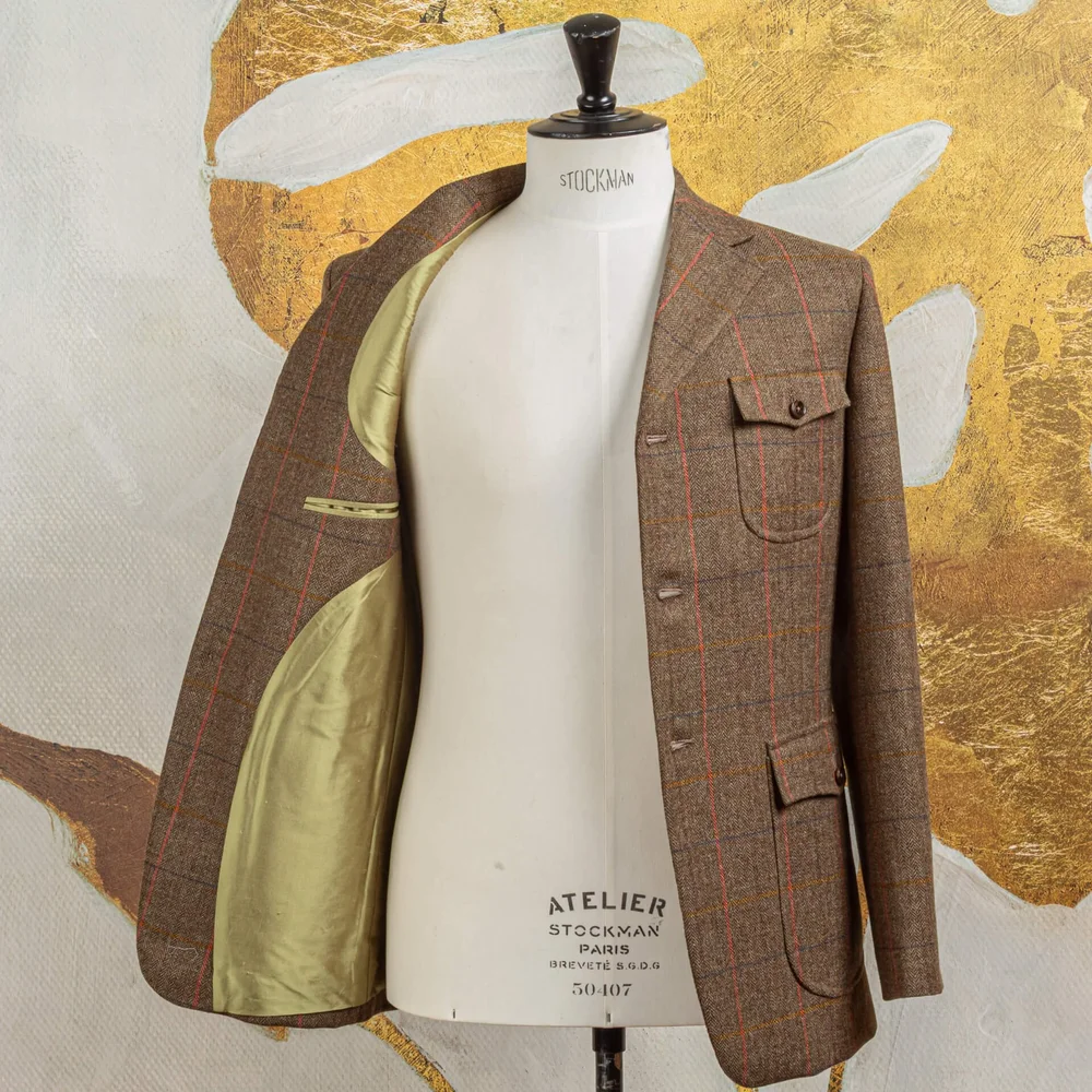 Country Jacket Brown Green Herringbone Tweed  Blue Red Check Bateman Ogden 33.jpg