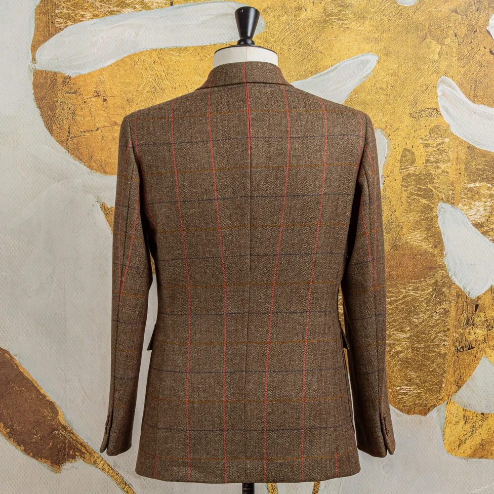 Country Jacket Brown Green Herringbone Tweed  Blue Red Check Bateman Ogden 31.jpg