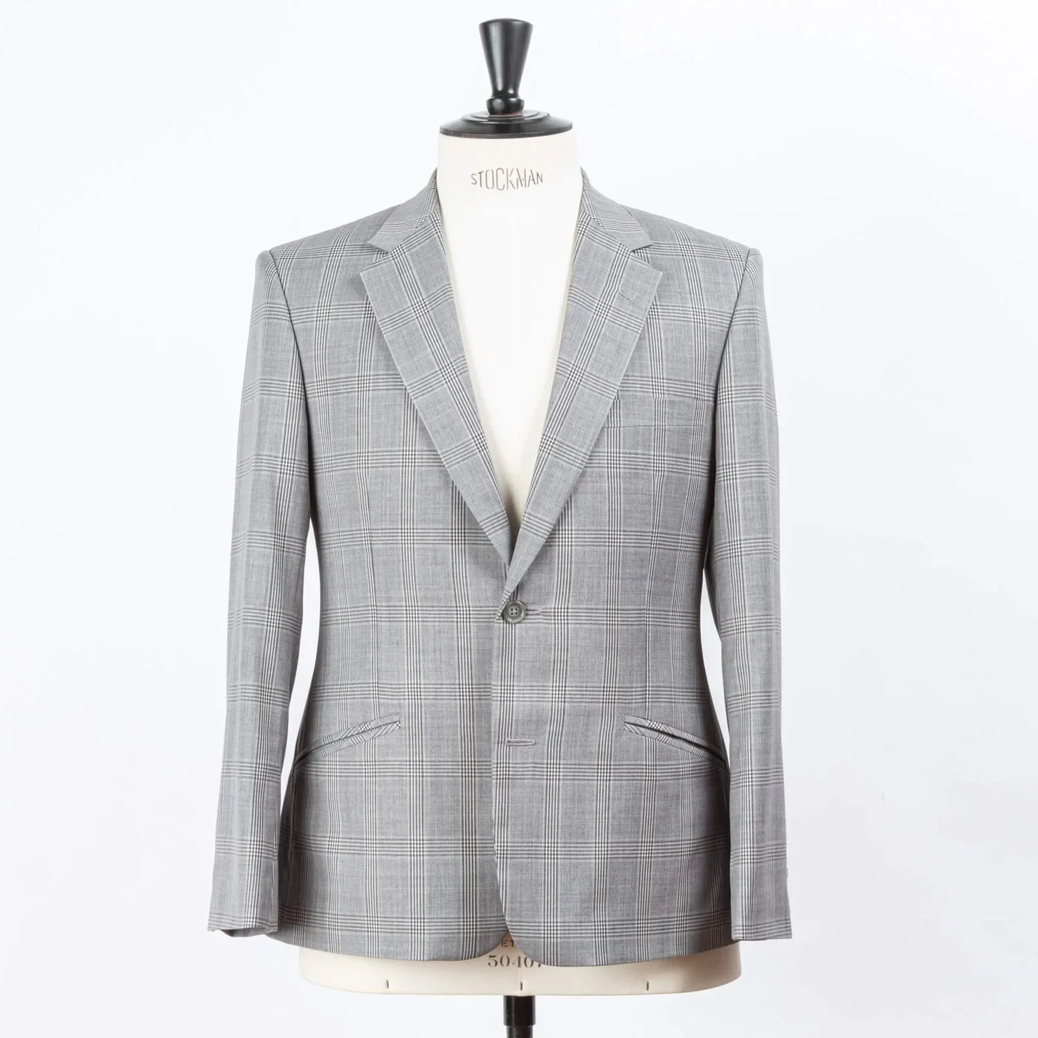 Grey Windowpane Suit