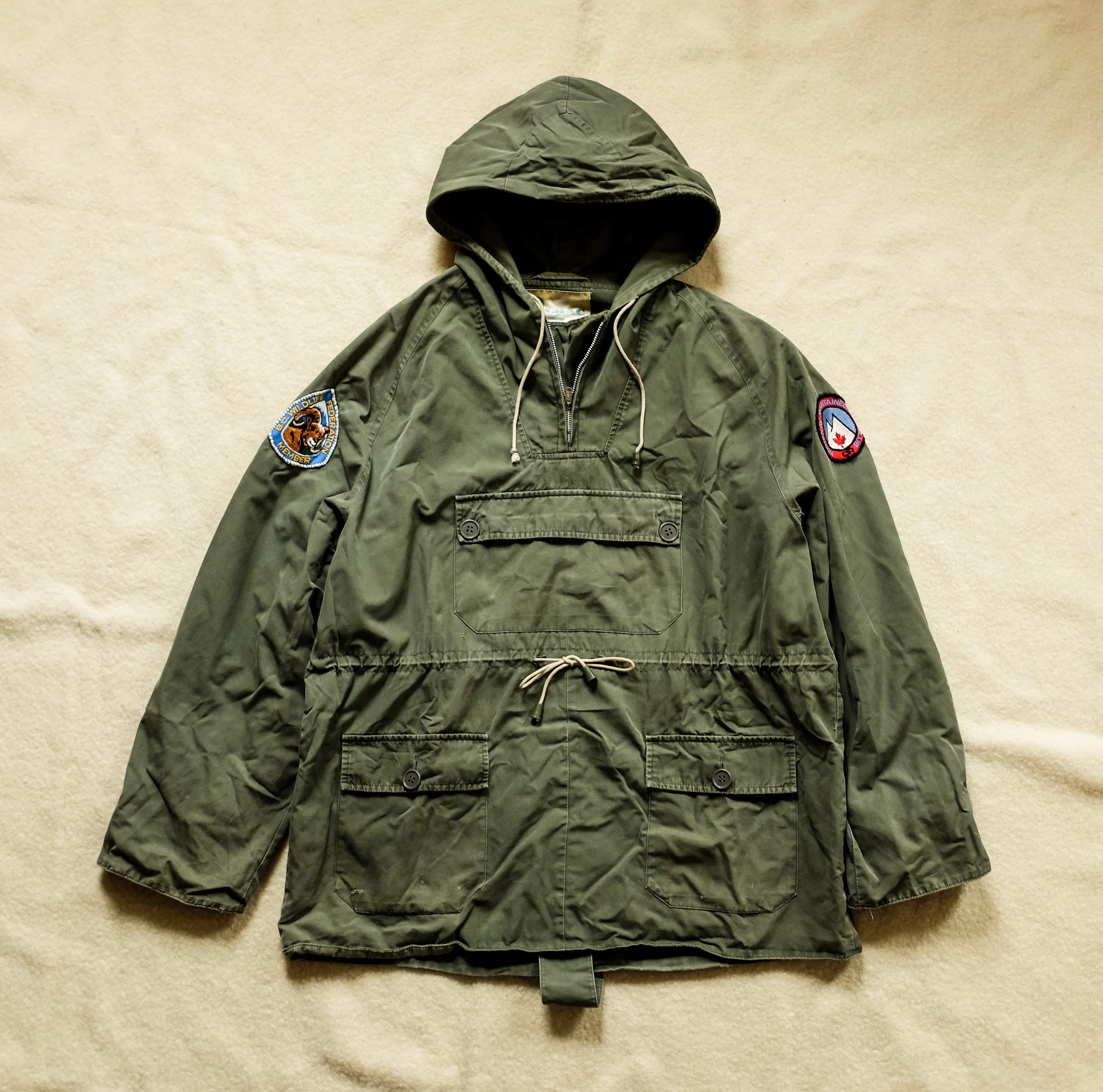 1950s British Canadian Mountaineering Smock Anorak