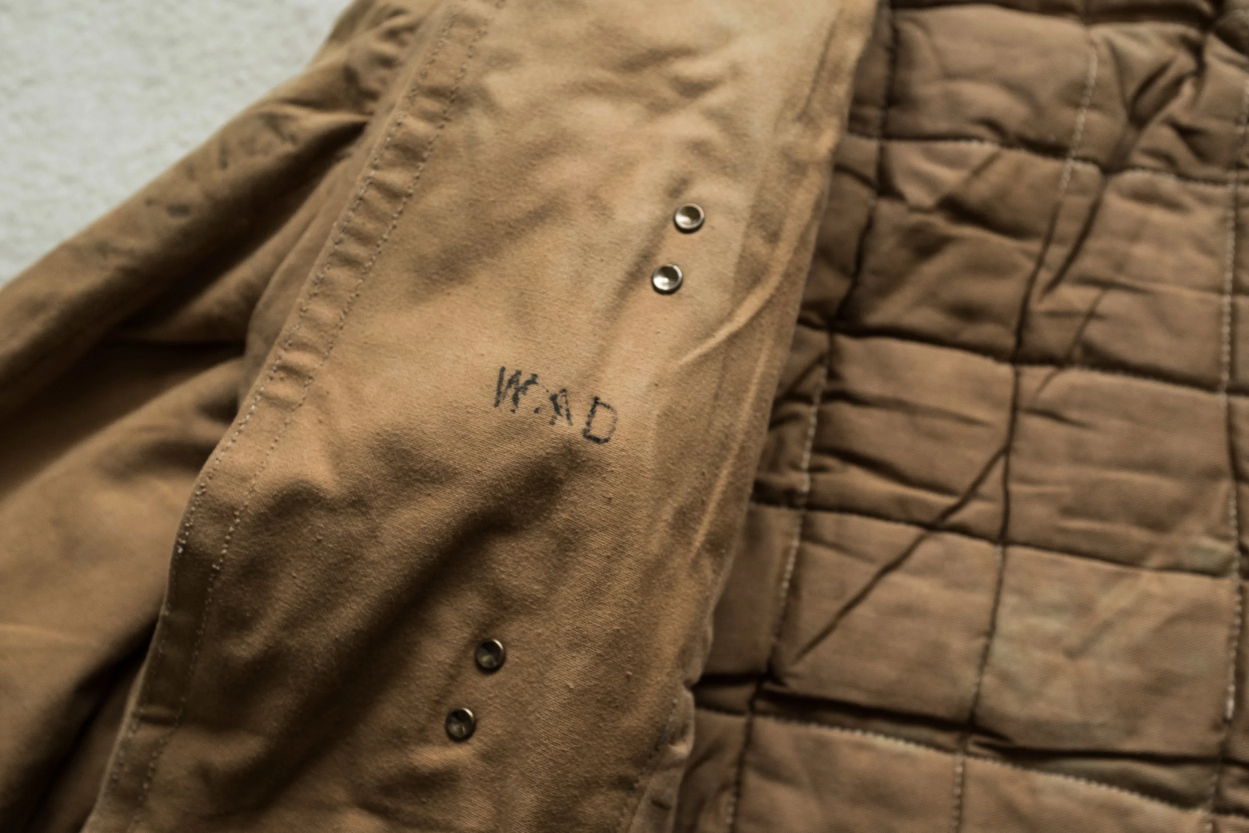 Small Deadstock 1940 WW2 British LRDG Tropal Kapok Khaki Clip