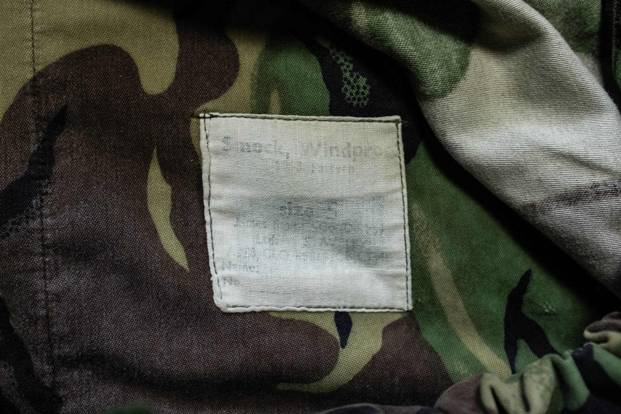 63 Pattern British Special Forces SAS DPM Camo Windproof Smock ...