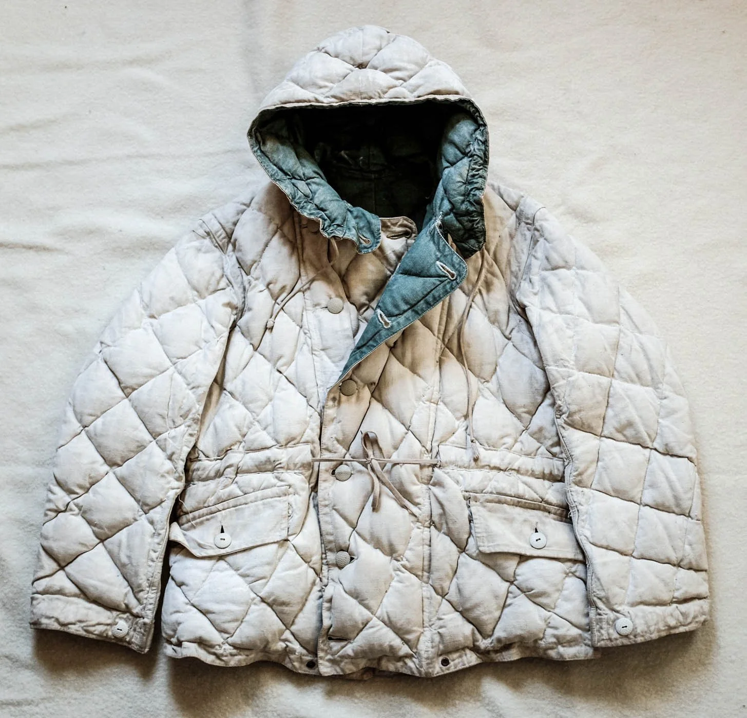 WW2 German Reversible Quilted Down Parka — SAUNDERSMILITARIA