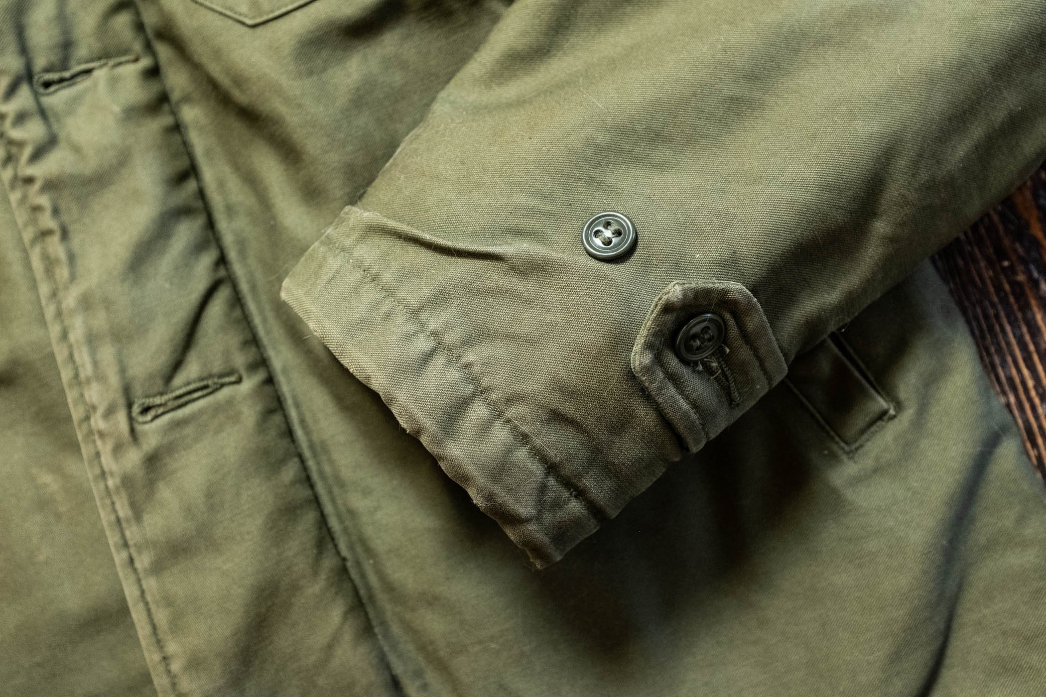 1960s 1st pattern USN A-2 deck jacket collar tab — SAUNDERSMILITARIA