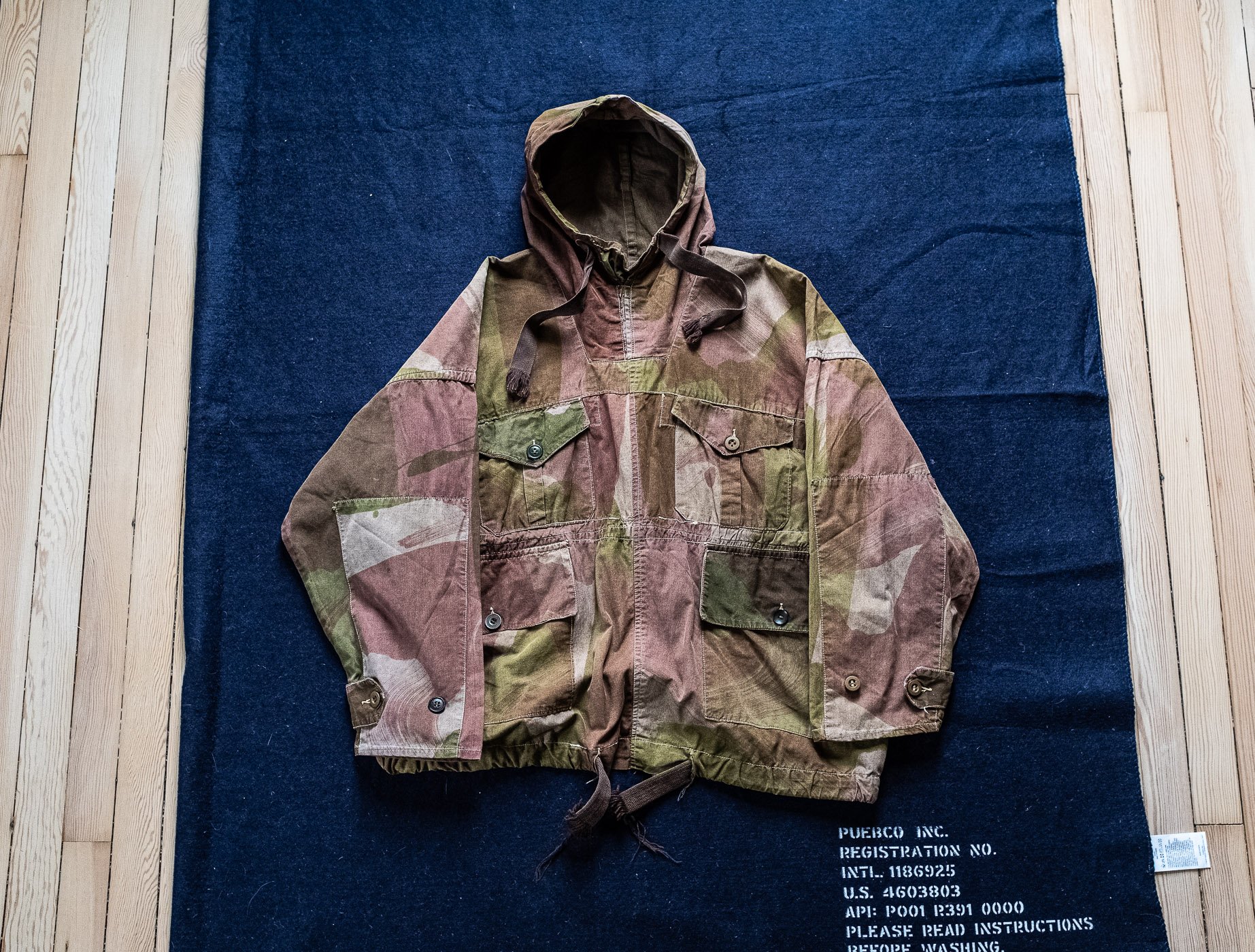 WW2 British Army SAS Windproof Brushstroke Camo Smock 