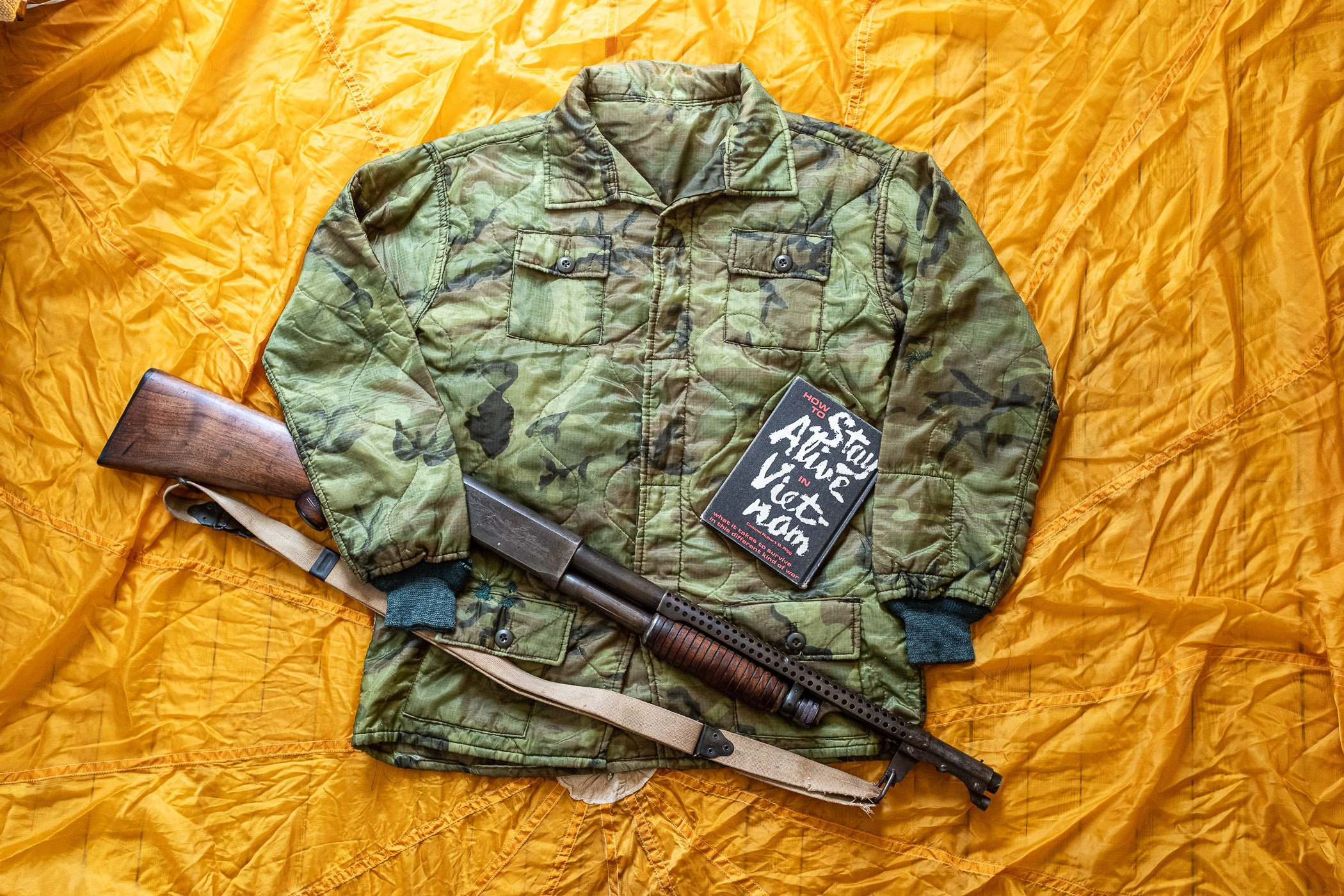 vietnam war erdl tiger stripe bulletproof windproof blood cake camo jacket trousers