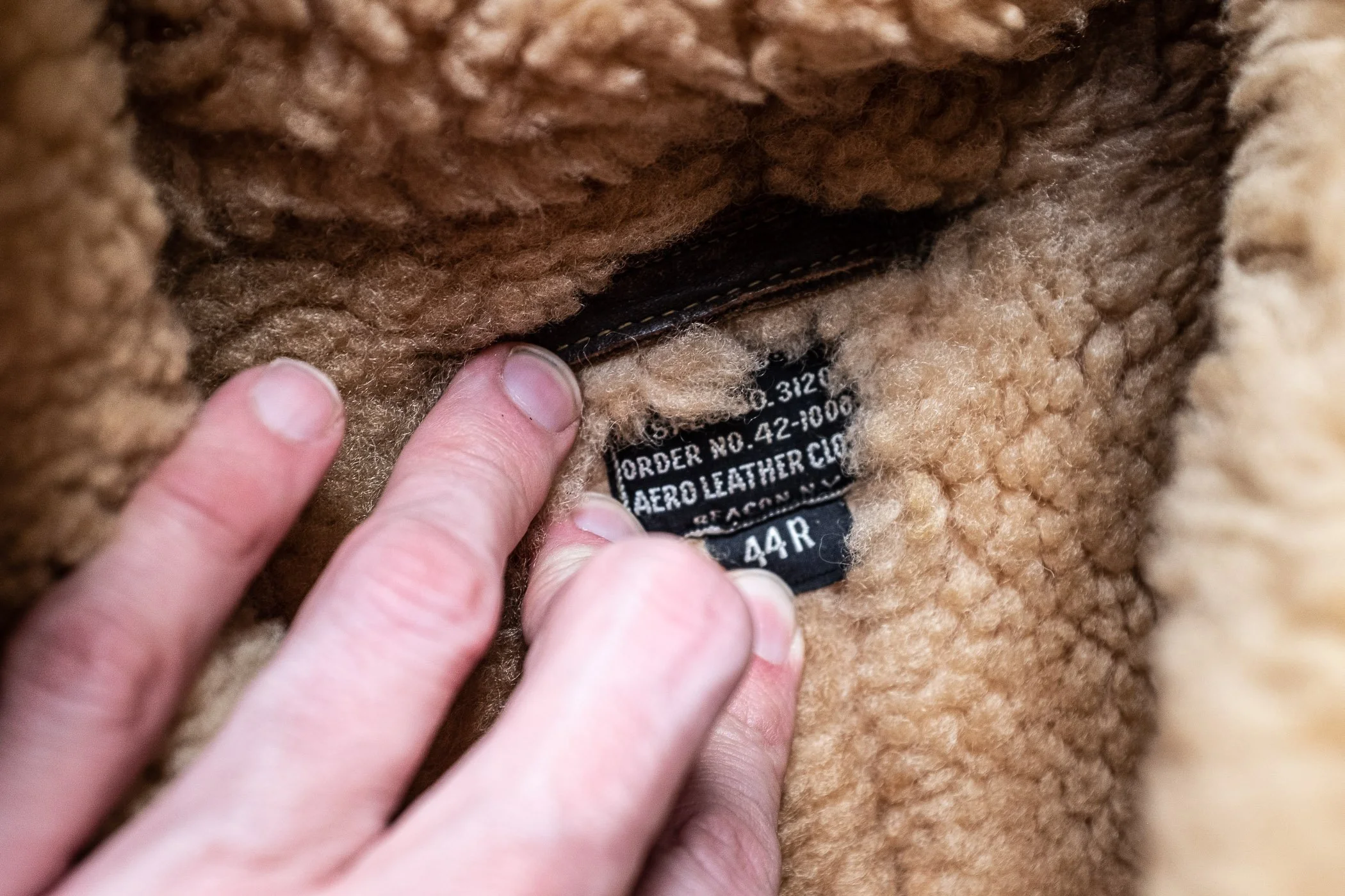 WW2 USAAF B-7 Arctic Sheepskin Leather Flight Parka 