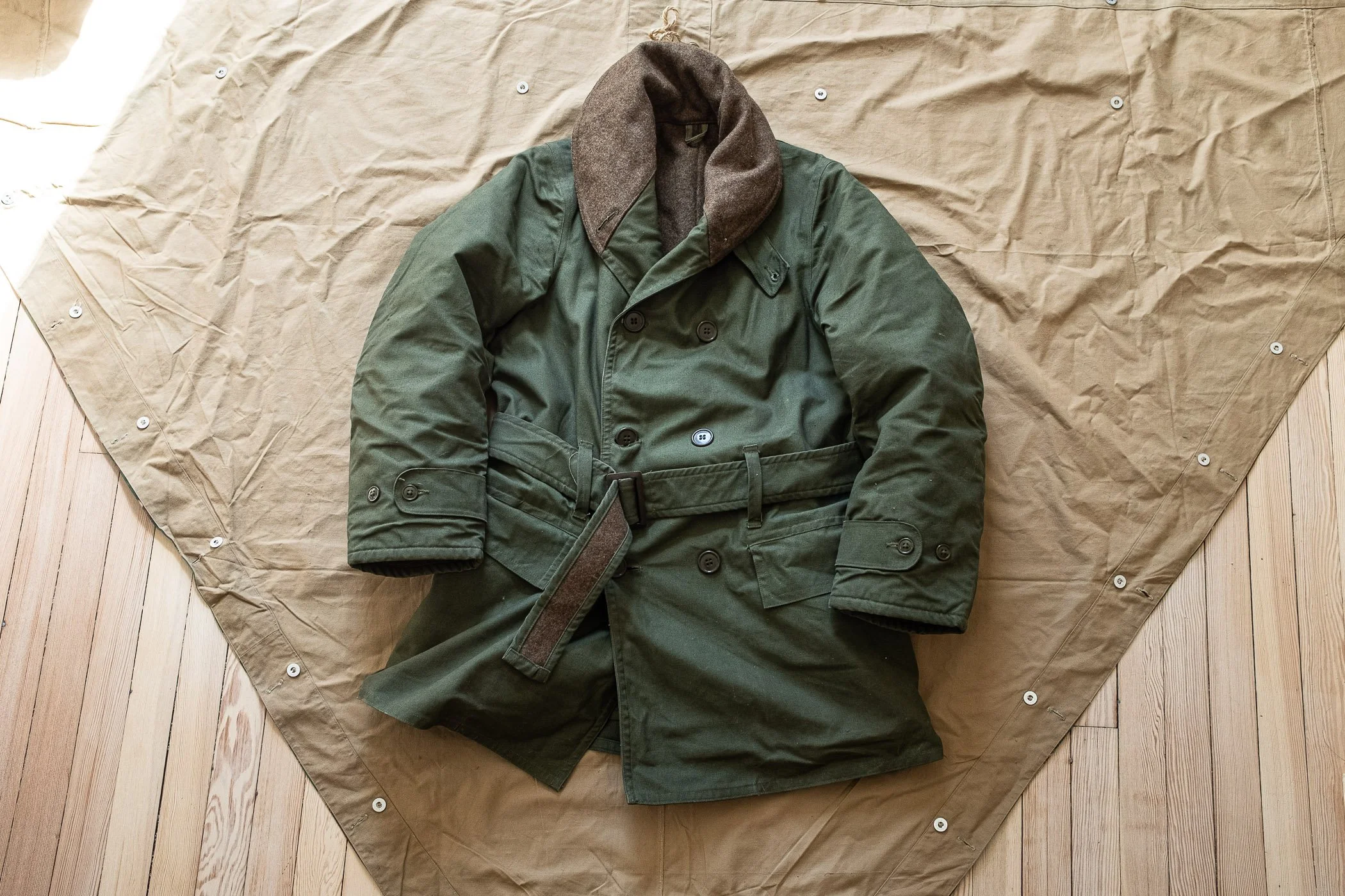 there will be blood shawl collar mackinaw coat jacket ww2