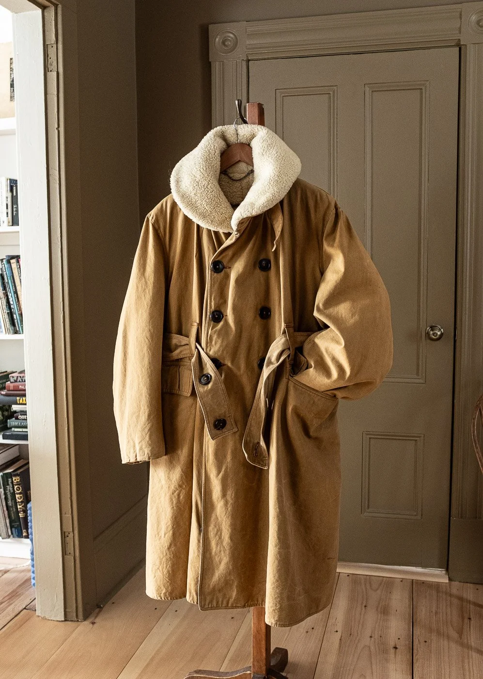 ww2 korean war canadian motorcycle dispatch coat there will be blood mackinaw