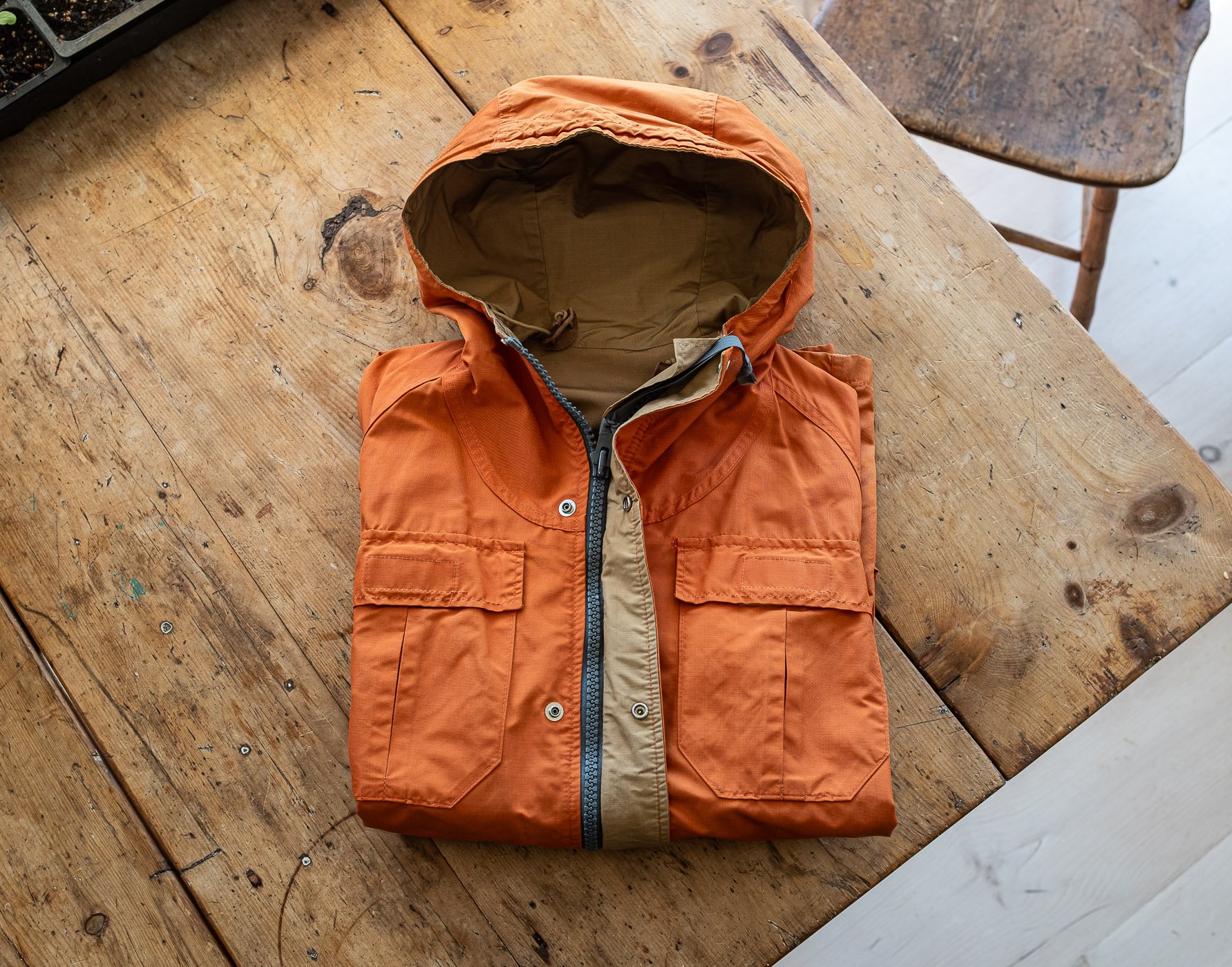 vintage 60/40 ventile windproof canoeist anorak smock