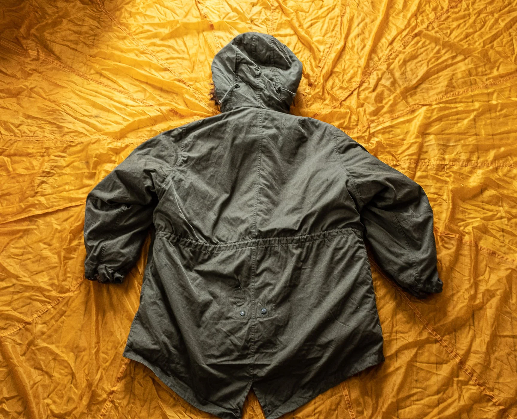 Ultra Rare Ex-48 US Army Experimental Poplin Fishtail Parka w 