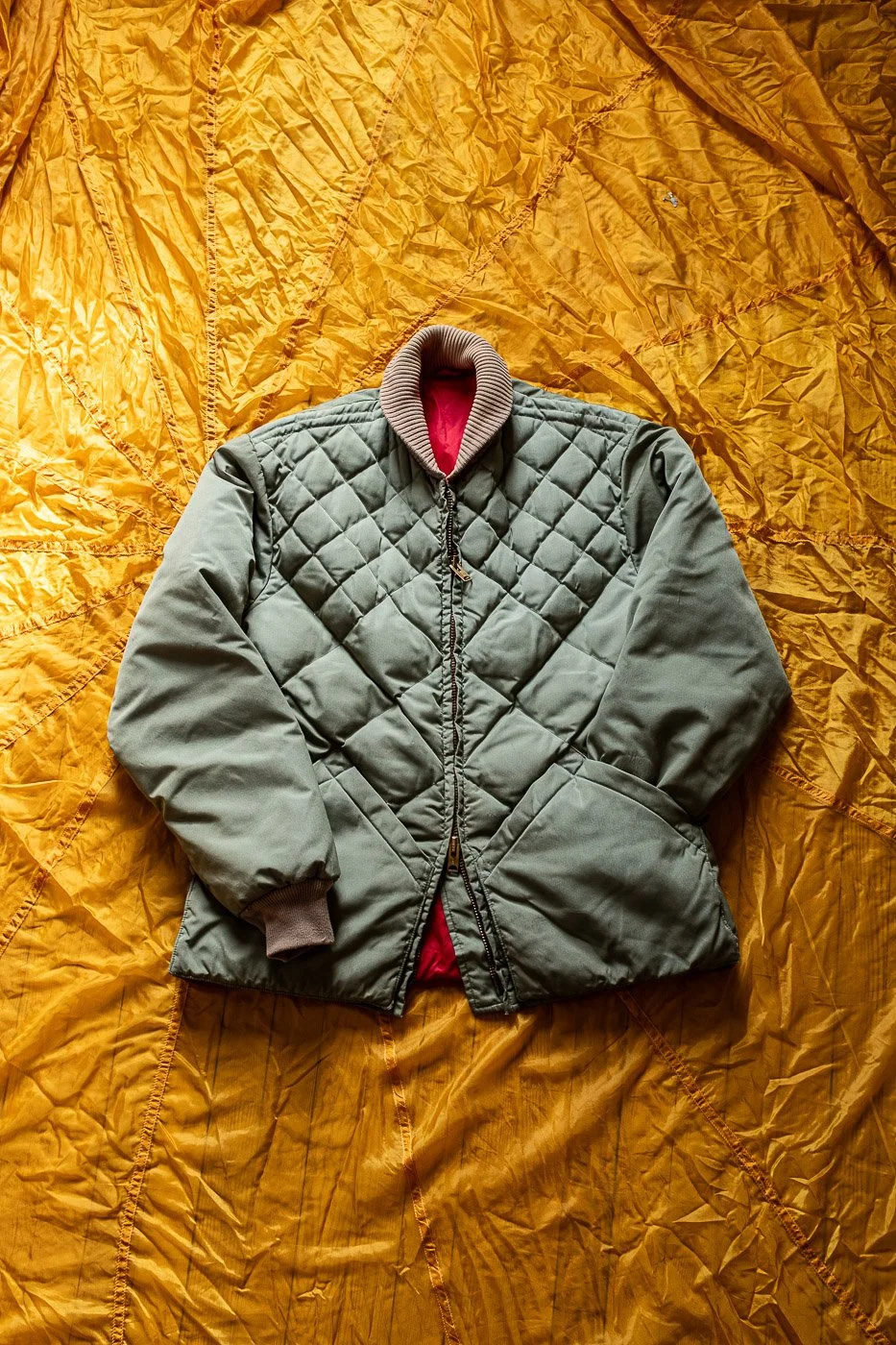vintage Eddie Bauer Expedition Cloth Skyliner Goose Down Shawl Collar ventile Karakoram