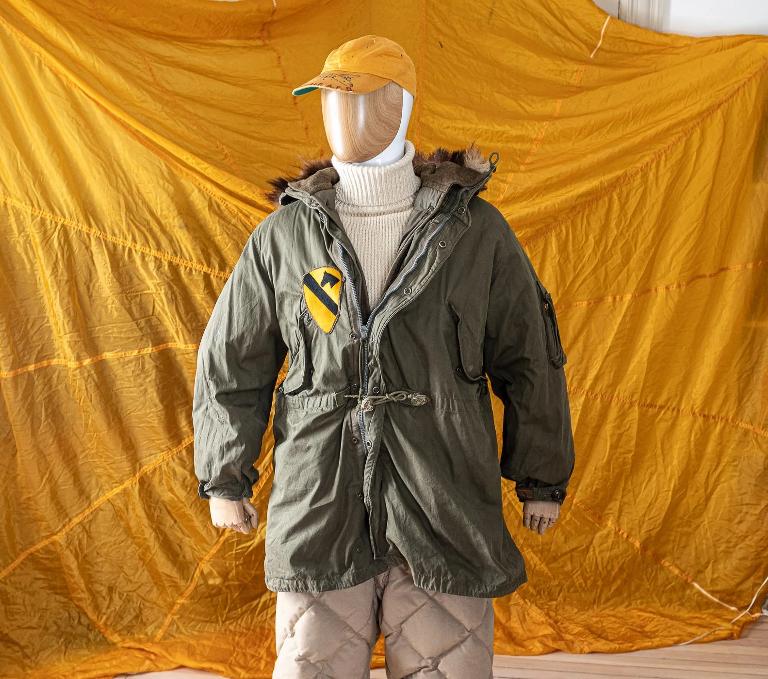 Ultra Rare Ex-48 US Army Experimental Poplin Fishtail Parka w 