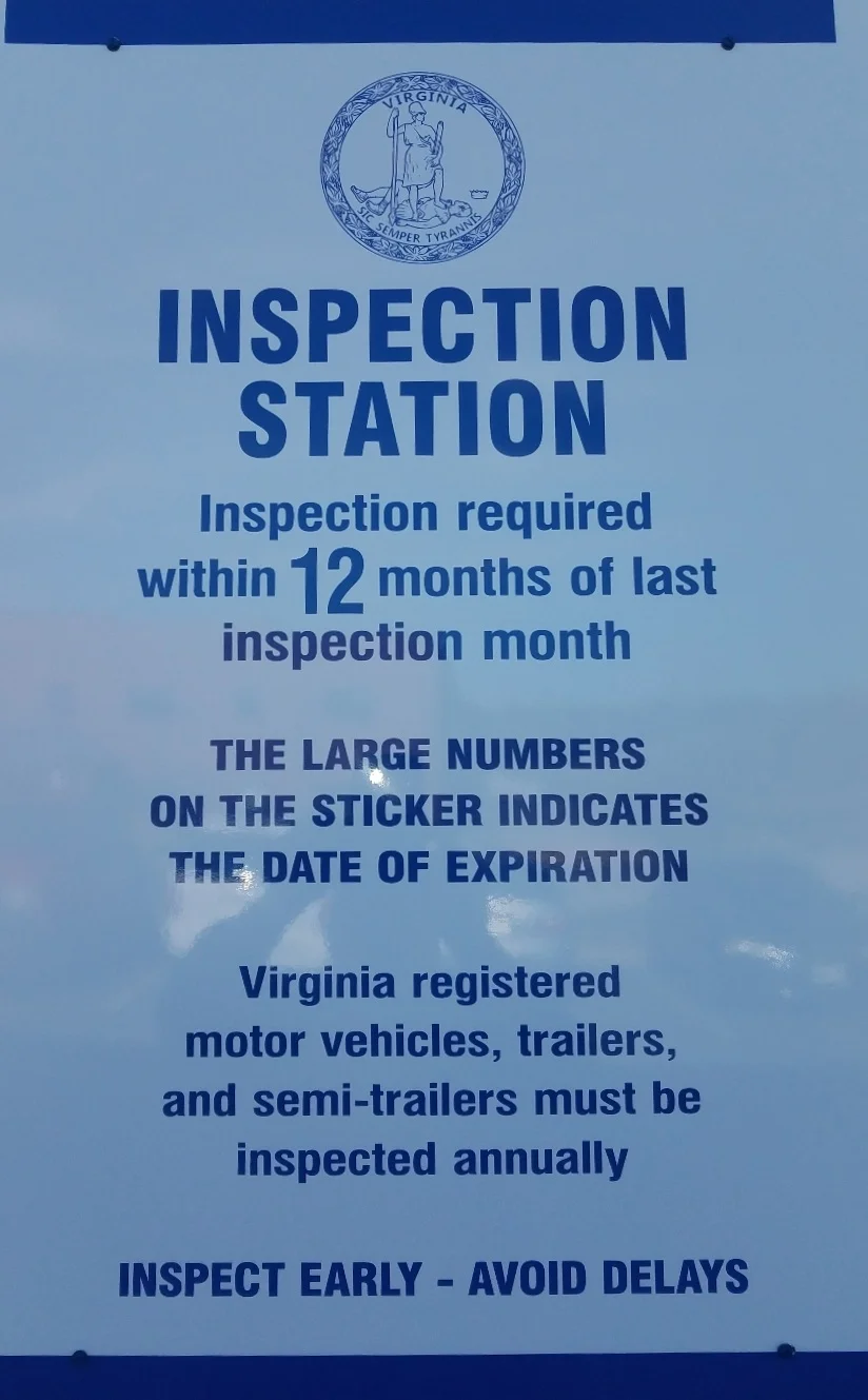 Inspection Registration Sign Services — Accurate Auto
