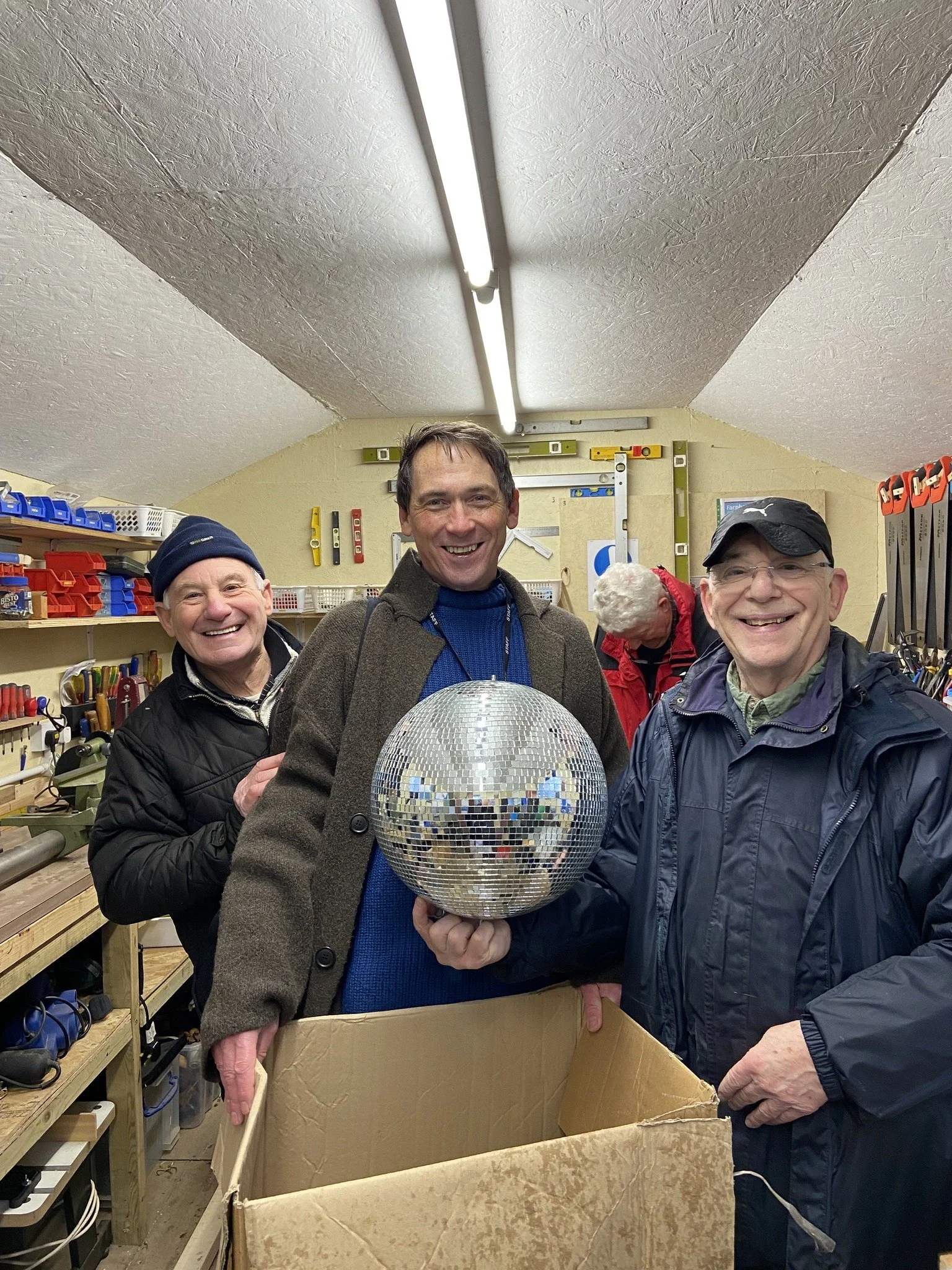men in sheds shine