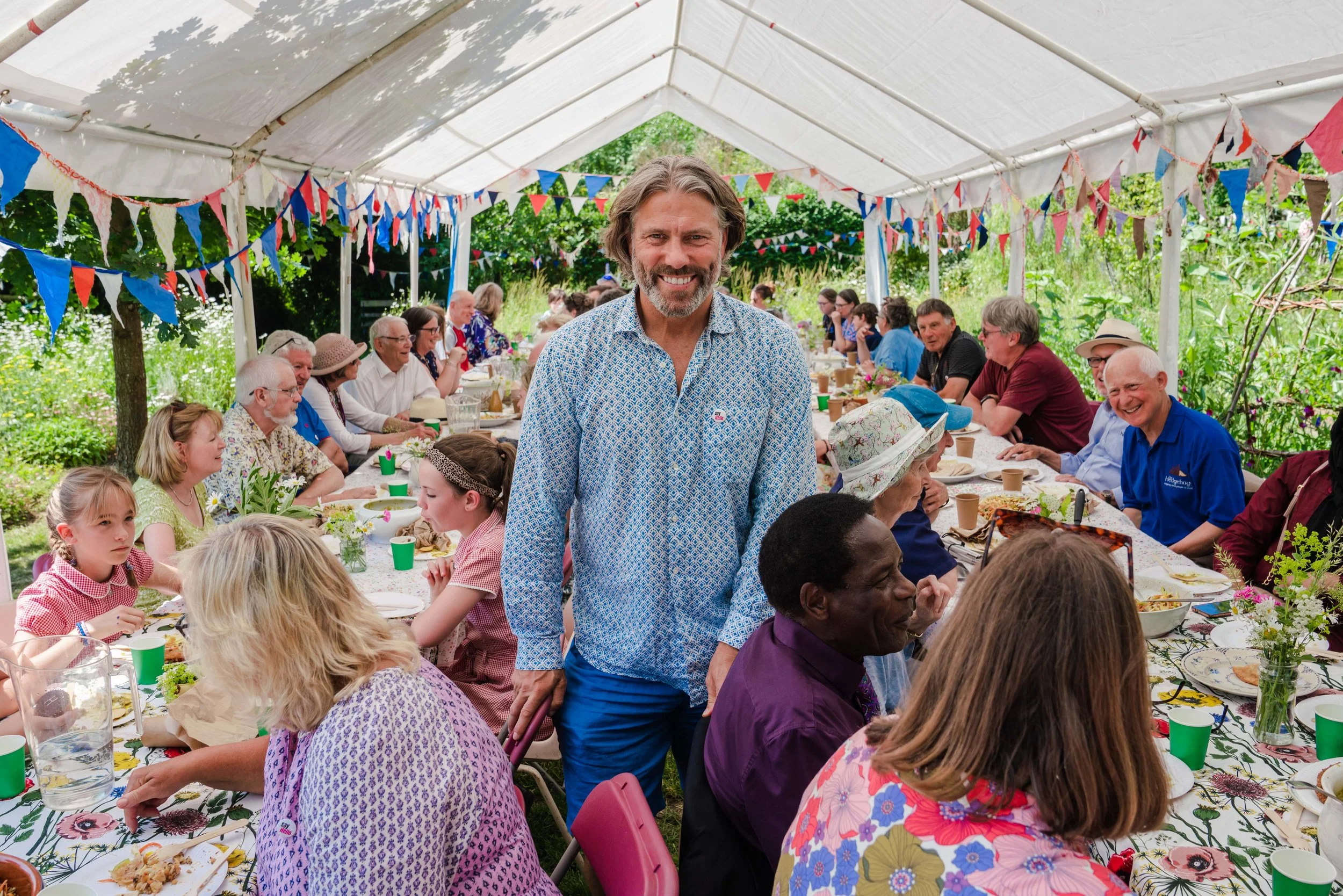 Celebrating with John Bishop and the Eden Project