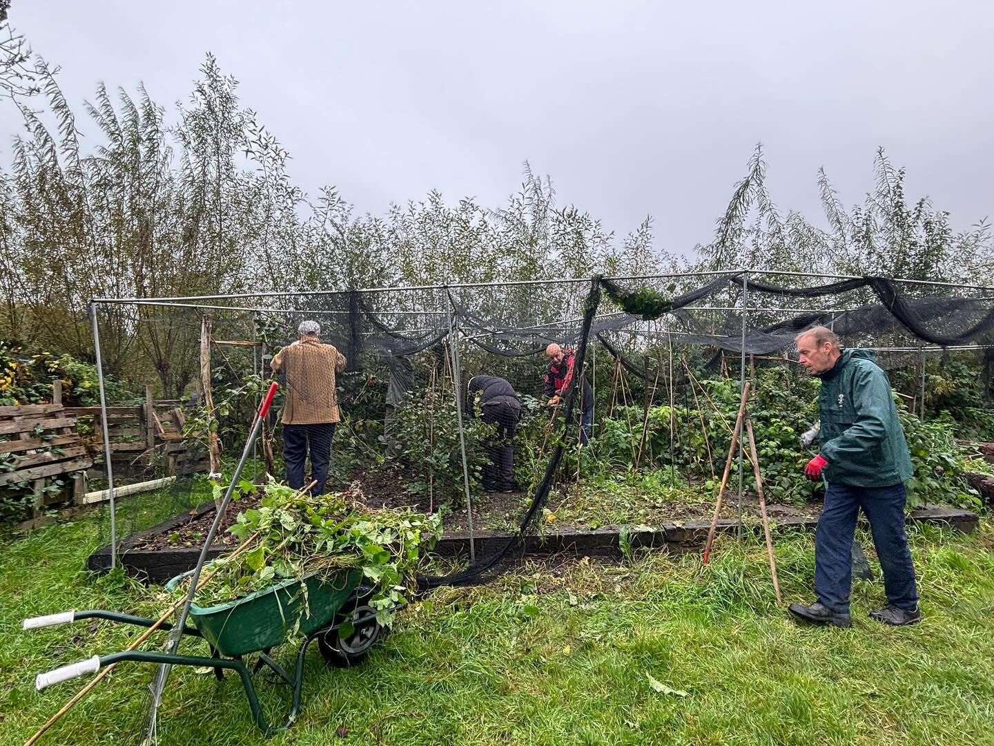 On Thursday mornings the space2grow garden is a tranquil space for our adult garden volunteers. Sharing work, conversations and tea and cake gives people a chance to unwind, socialise and feel better. #space2grow #nature #wellbeing #getoutside #getou