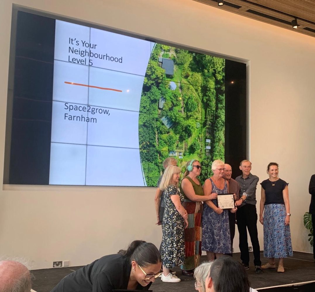 We recently had the joy of attending the South &amp; South East in Bloom awards (@sseib_) at @rhswisley. As well as receiving the 'It's your neighbourhood' award we also recieved the silver-gilt 'Our Community' award. 

What we enjoyed the most was j