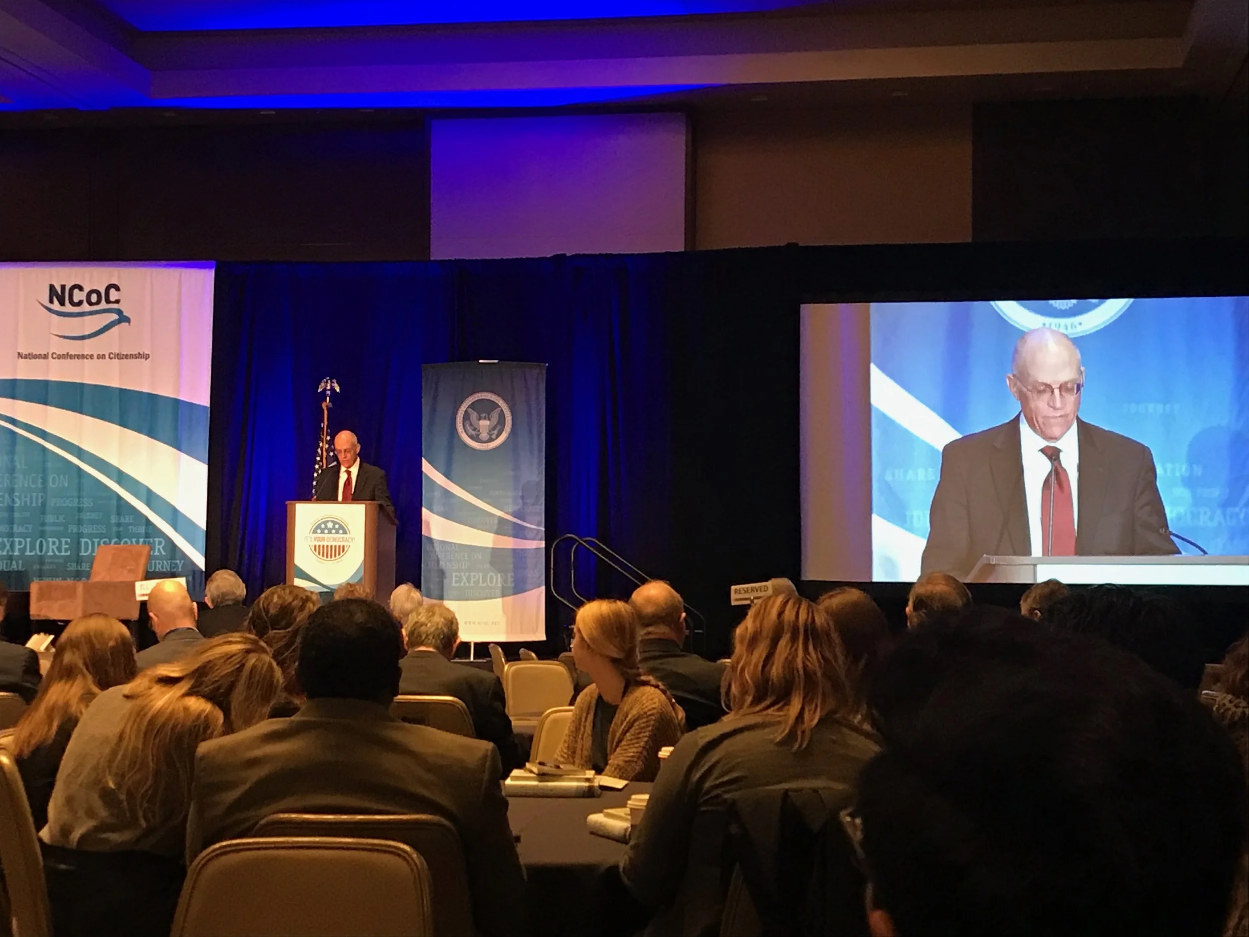 Thanks to the National Conference on Citizenship, also an organizing partner for the Civvys, and especially CEO Sterling Speirn who served as a 2018 judge.