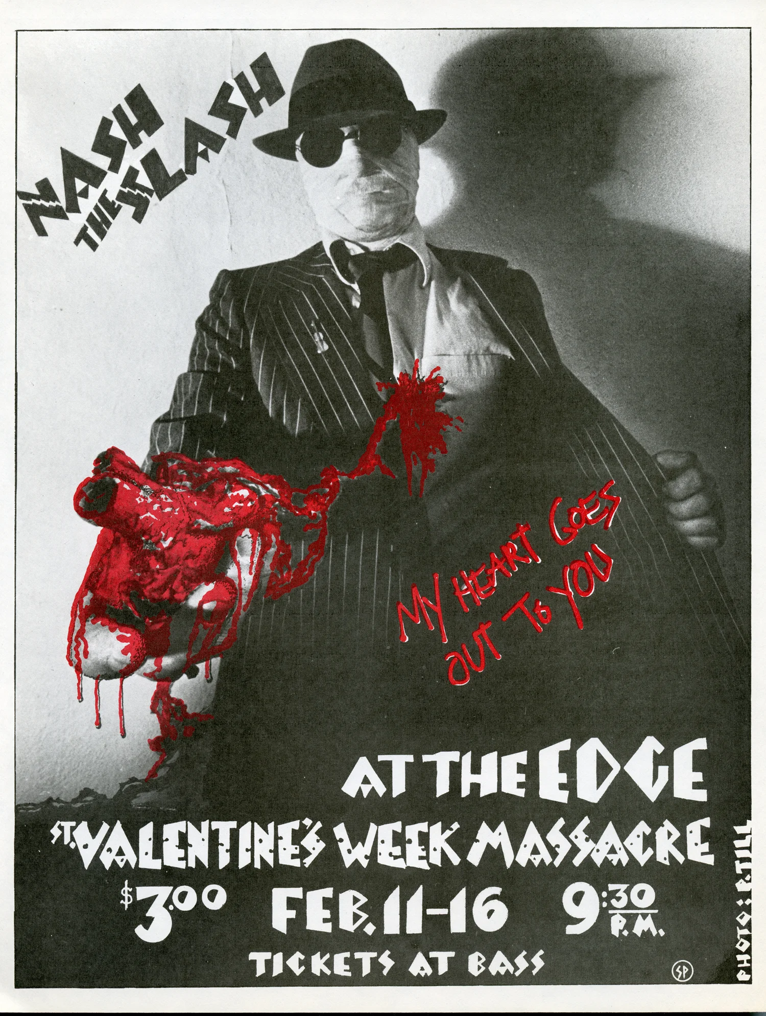 St. Valentine’s Week Massacre, design by Nash and photographer Paul Till, 1980.
