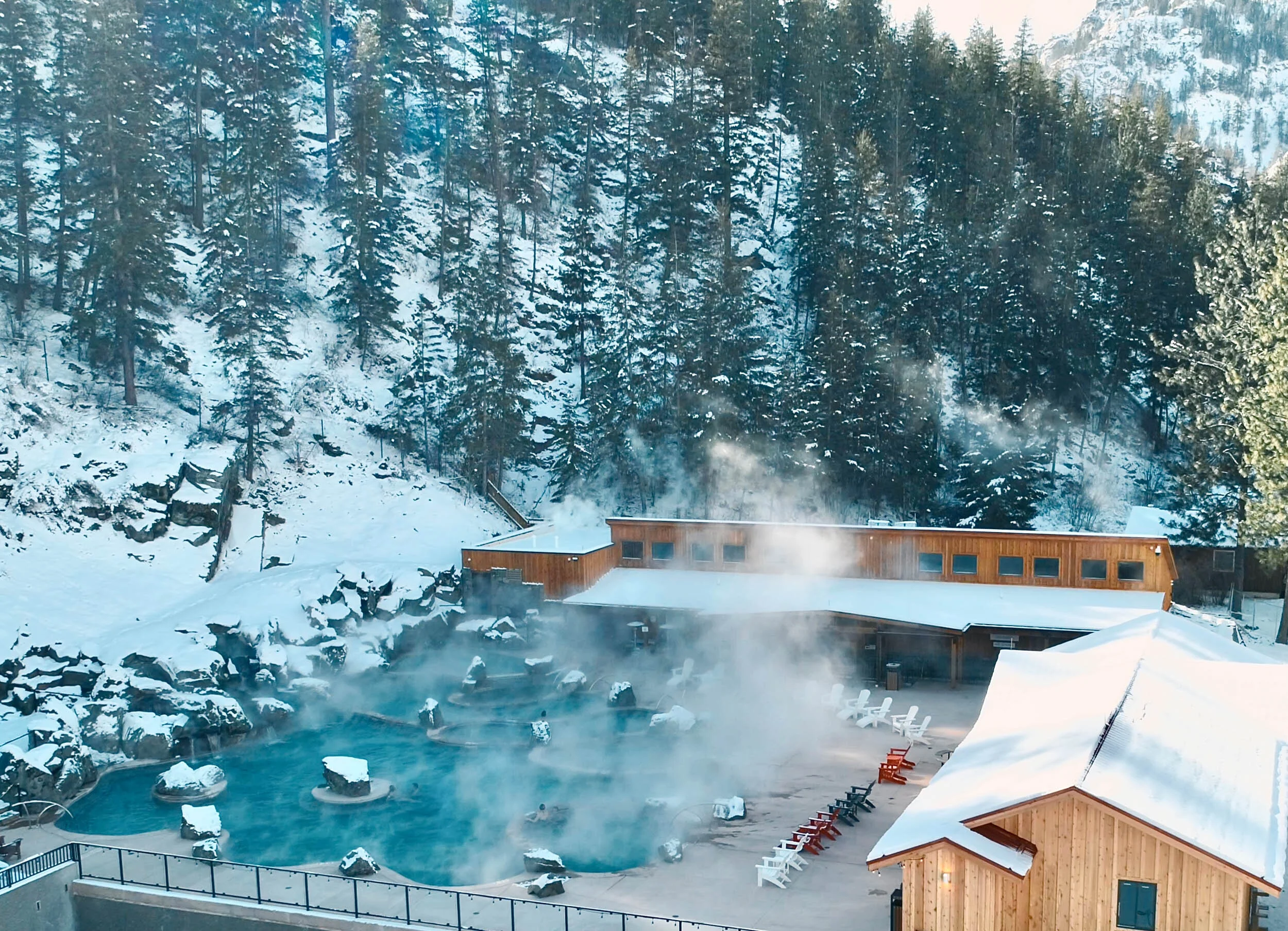 Photo Gallery of New Pools — Quinn's Hot Springs Resort