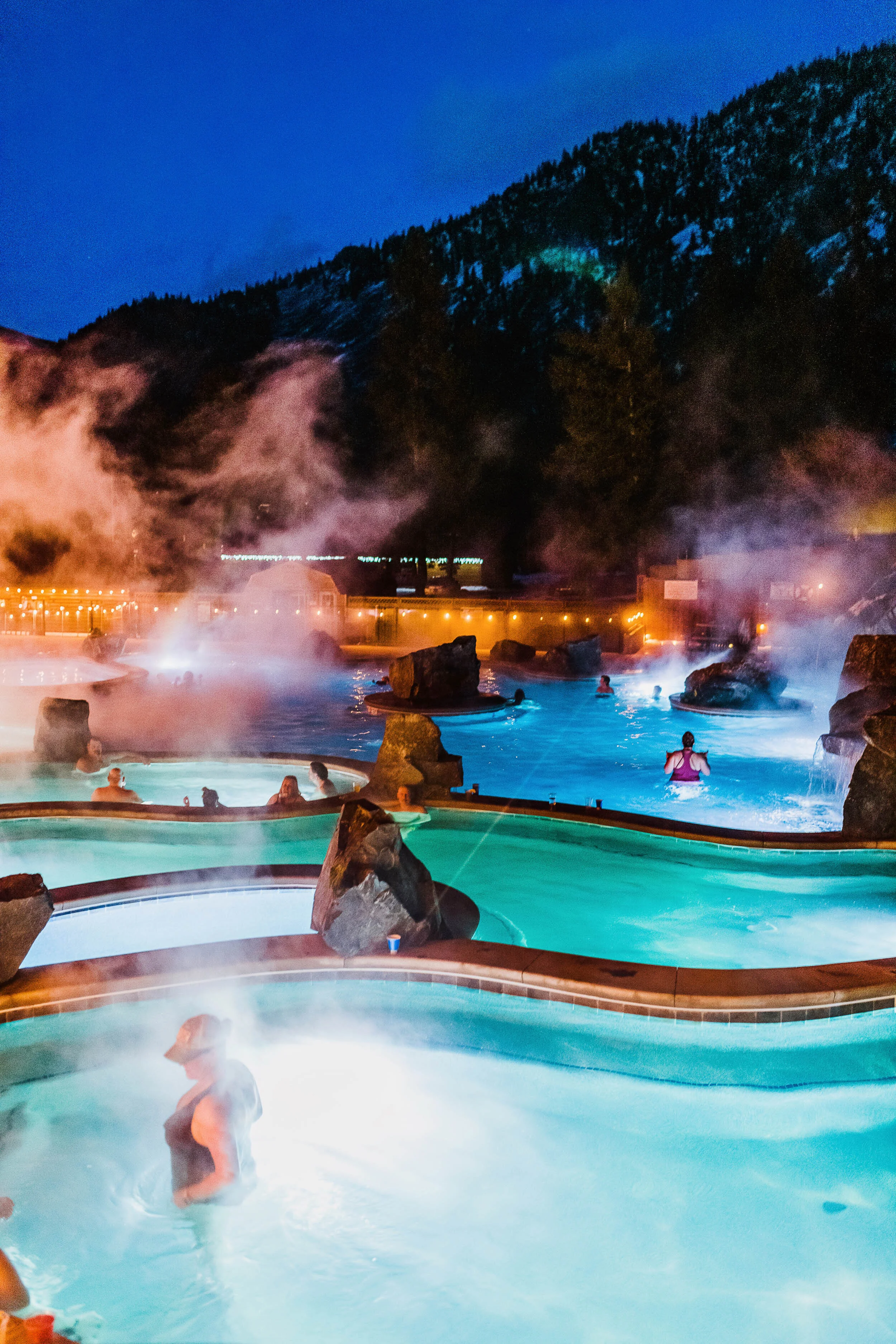 Photo Gallery of New Pools — Quinn's Hot Springs Resort