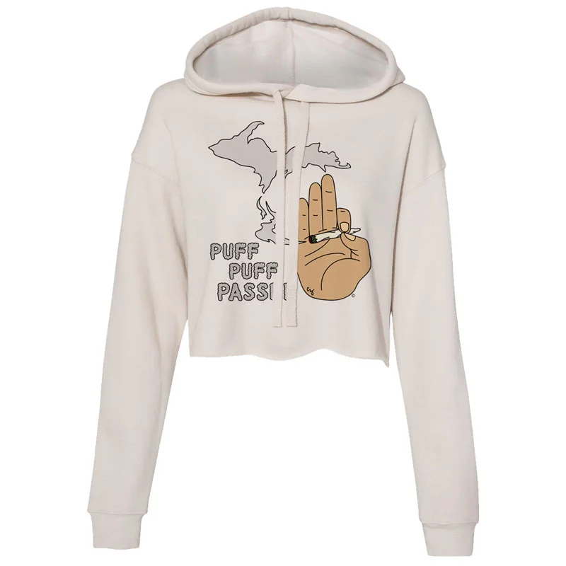 Bella + Canvas Ladies' Cropped Fleece Hoodie