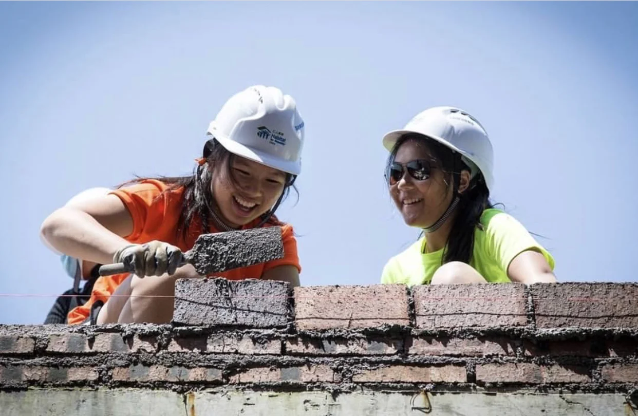 Volunteers working on a Habitat home. | by Habitat for Humanity | 2017