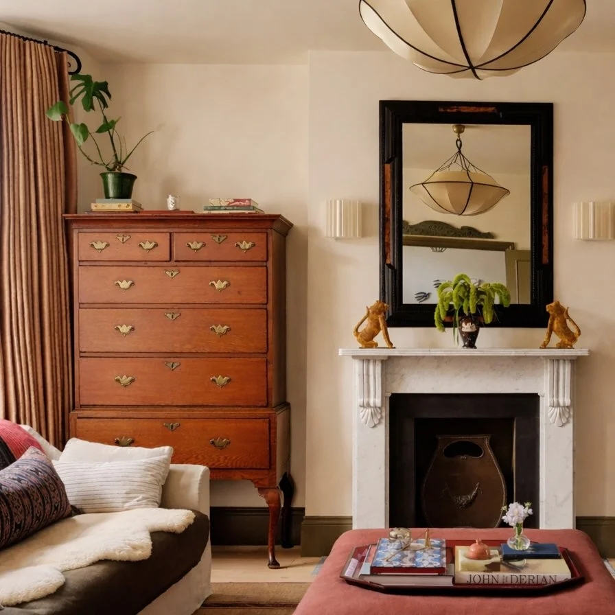 Elegant antique oak chest of drawers.jpg