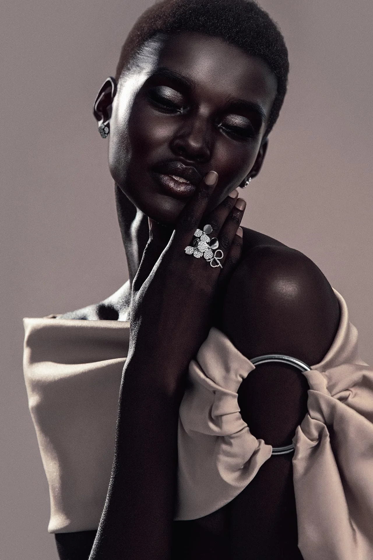 Shudu, a Black, Digitally Created Model