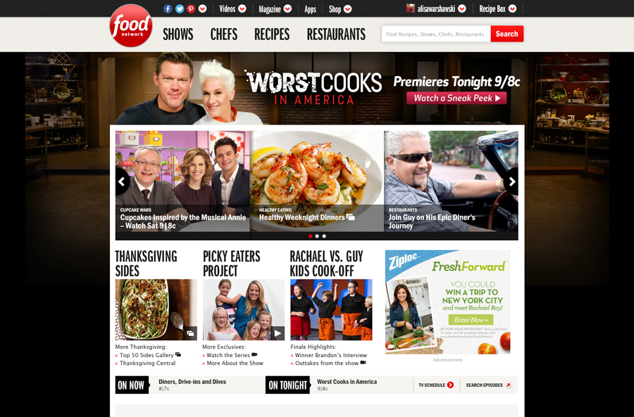 Food Network - Brandscape