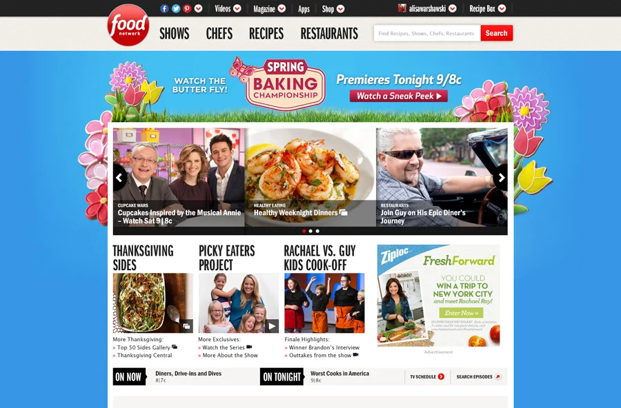 Food Network - Brandscape