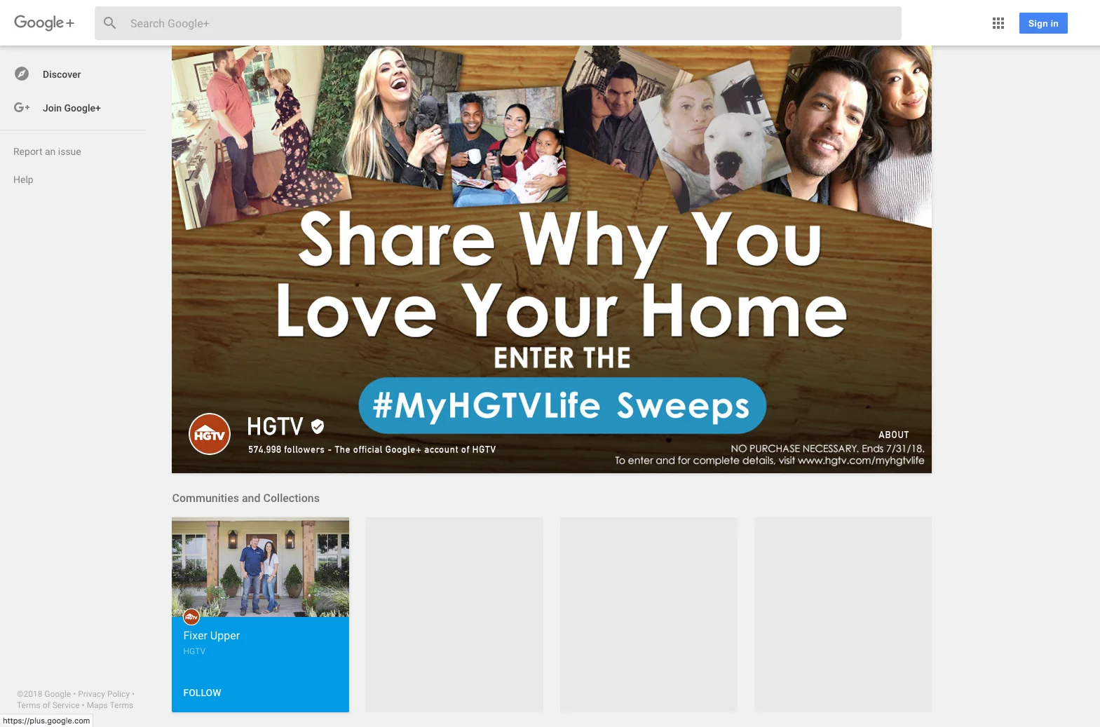 Google+ - Brandscape