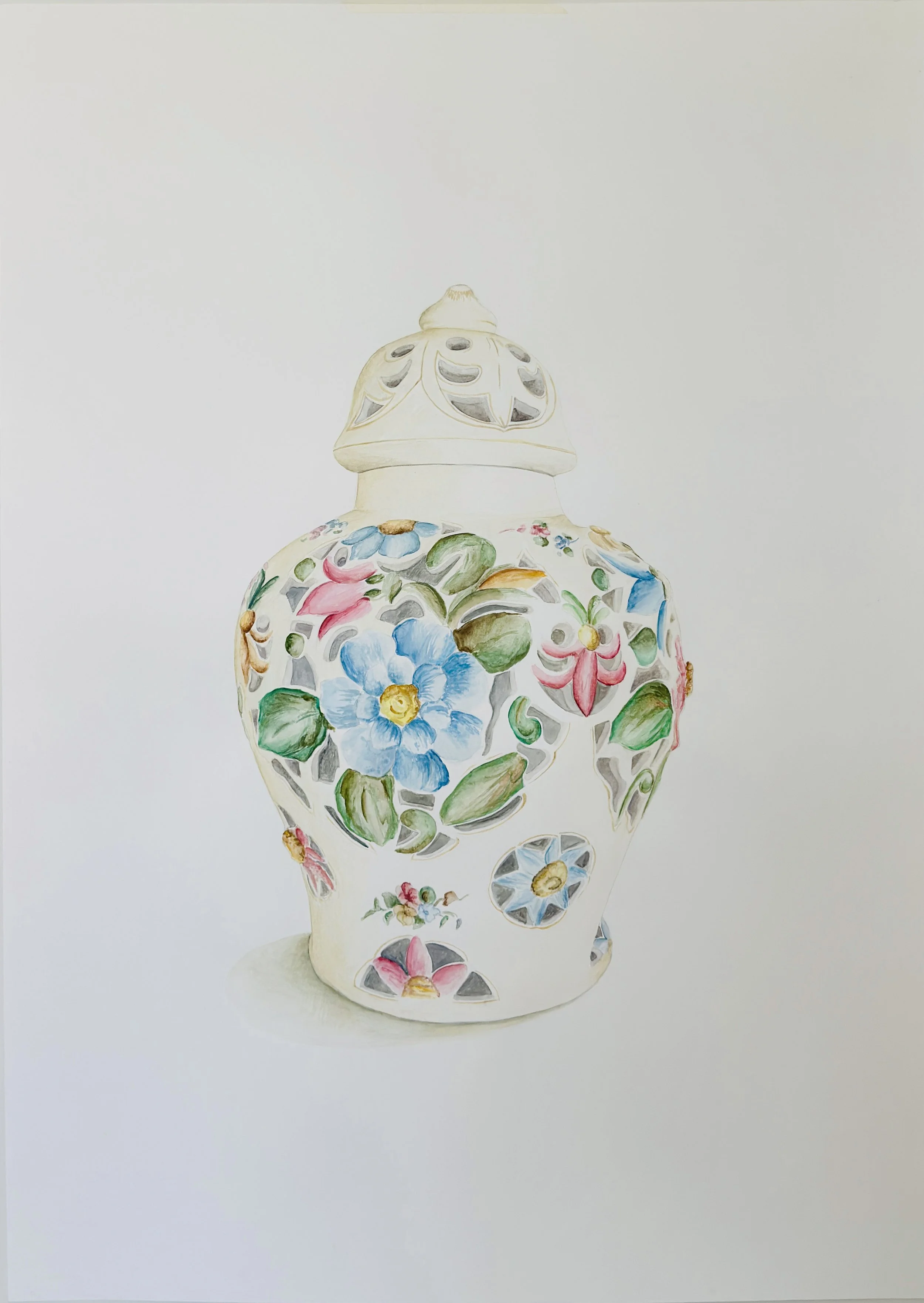 Mariangeles Blanco.jarrón flores.acuarela sobre papel.110 x 80 cm.jpg