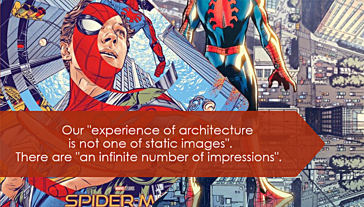 Quote from Kostof, Spiro, and Greg Castillo 10. Spider-Man art by Martin Ansin and Djibril Morisette-Phan.