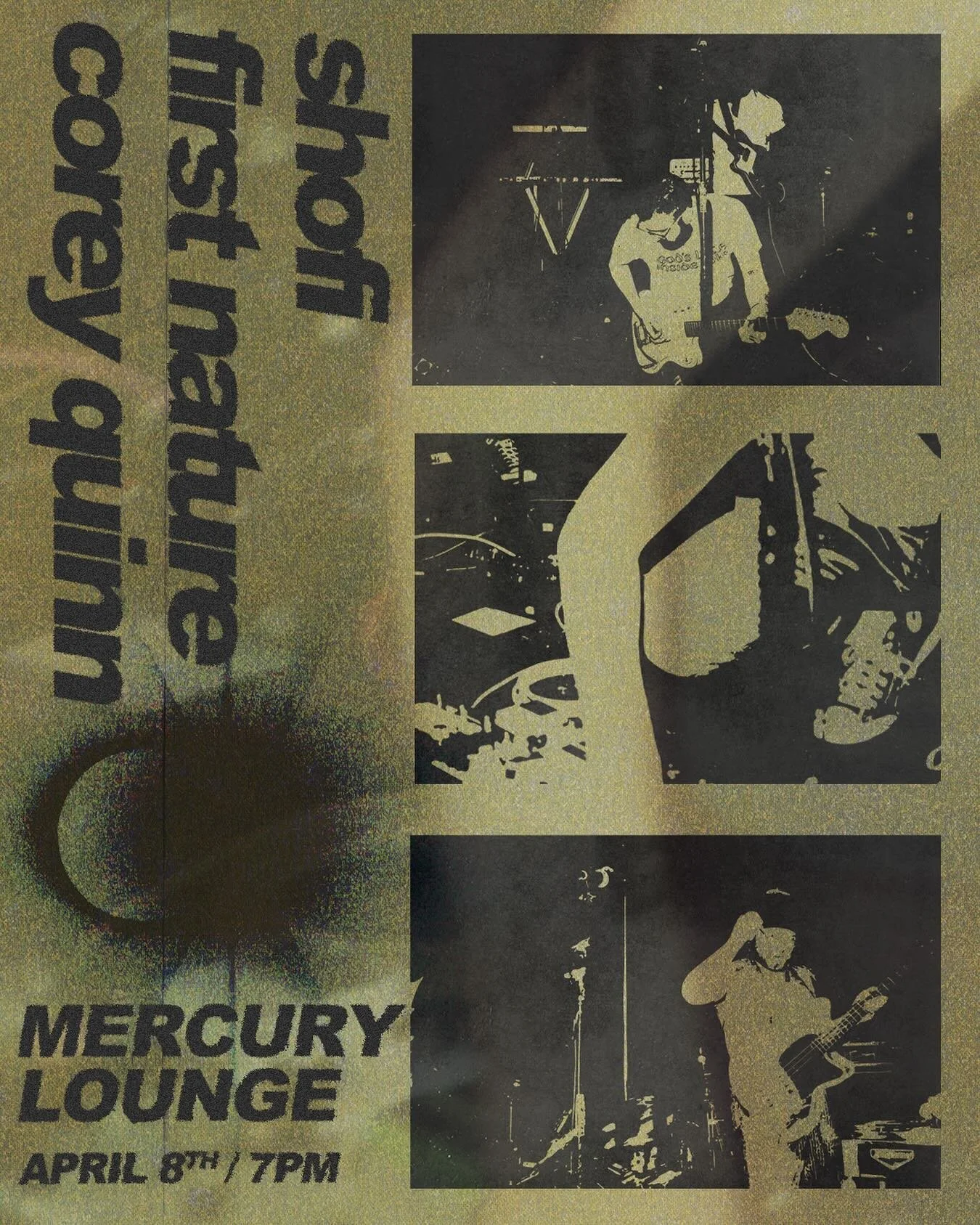Turn around, bright eyes. We&rsquo;re playing @mercuryloungeny with some friends on 4/8/24. It would totally eclipse our hearts to see you there. Tickets now available via the 🔗 in bio. 🌑🌿

Doors at 6:30pm, Music at 7pm. 

Poster design (of course
